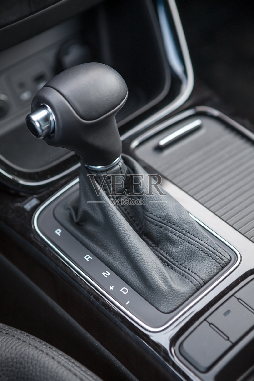 汽车自动变速器的选择器照片摄影图片