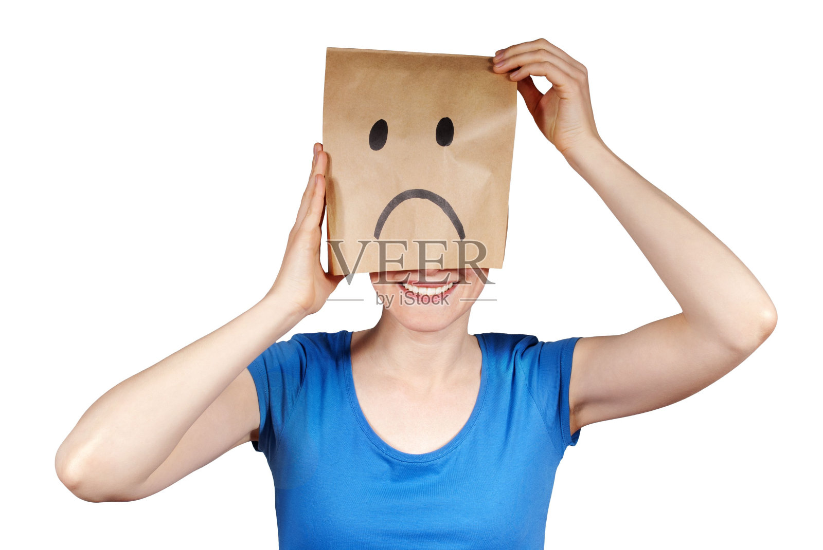 女人会幸福的照片摄影图片