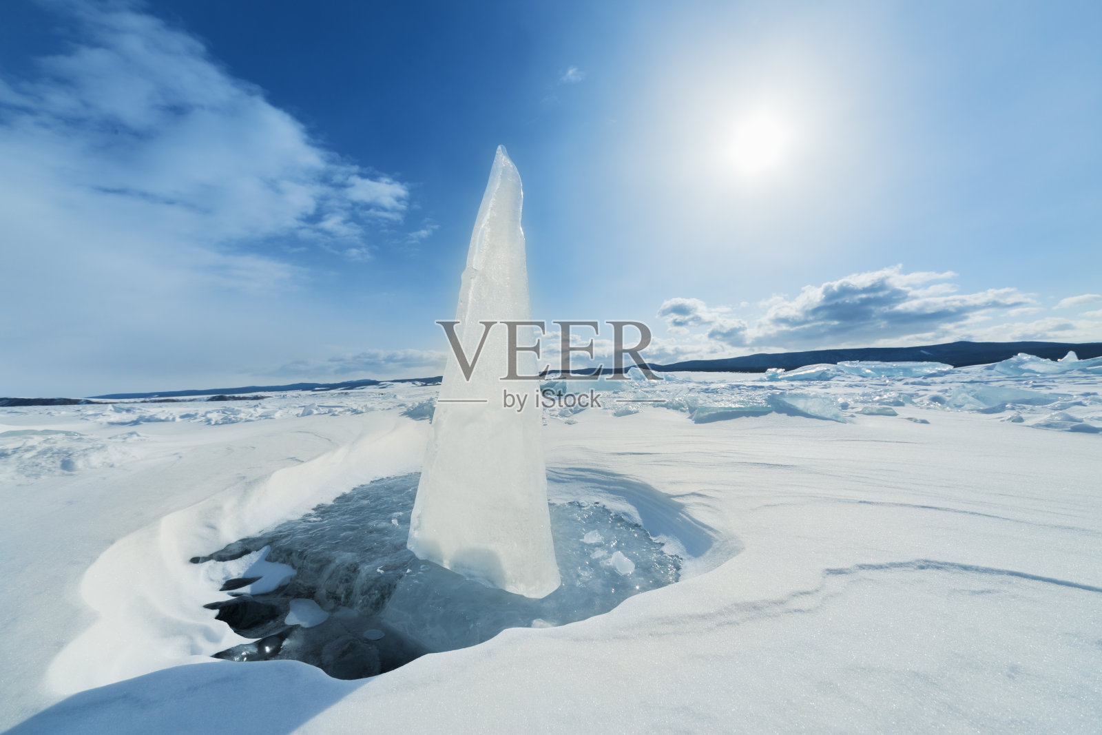 冰日晷照片摄影图片