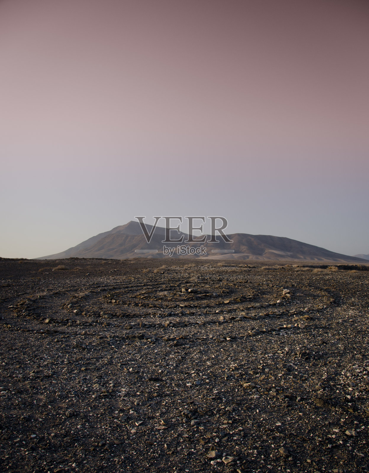 在洛斯阿贾奇和蒙大拿罗哈的石头圈照片摄影图片