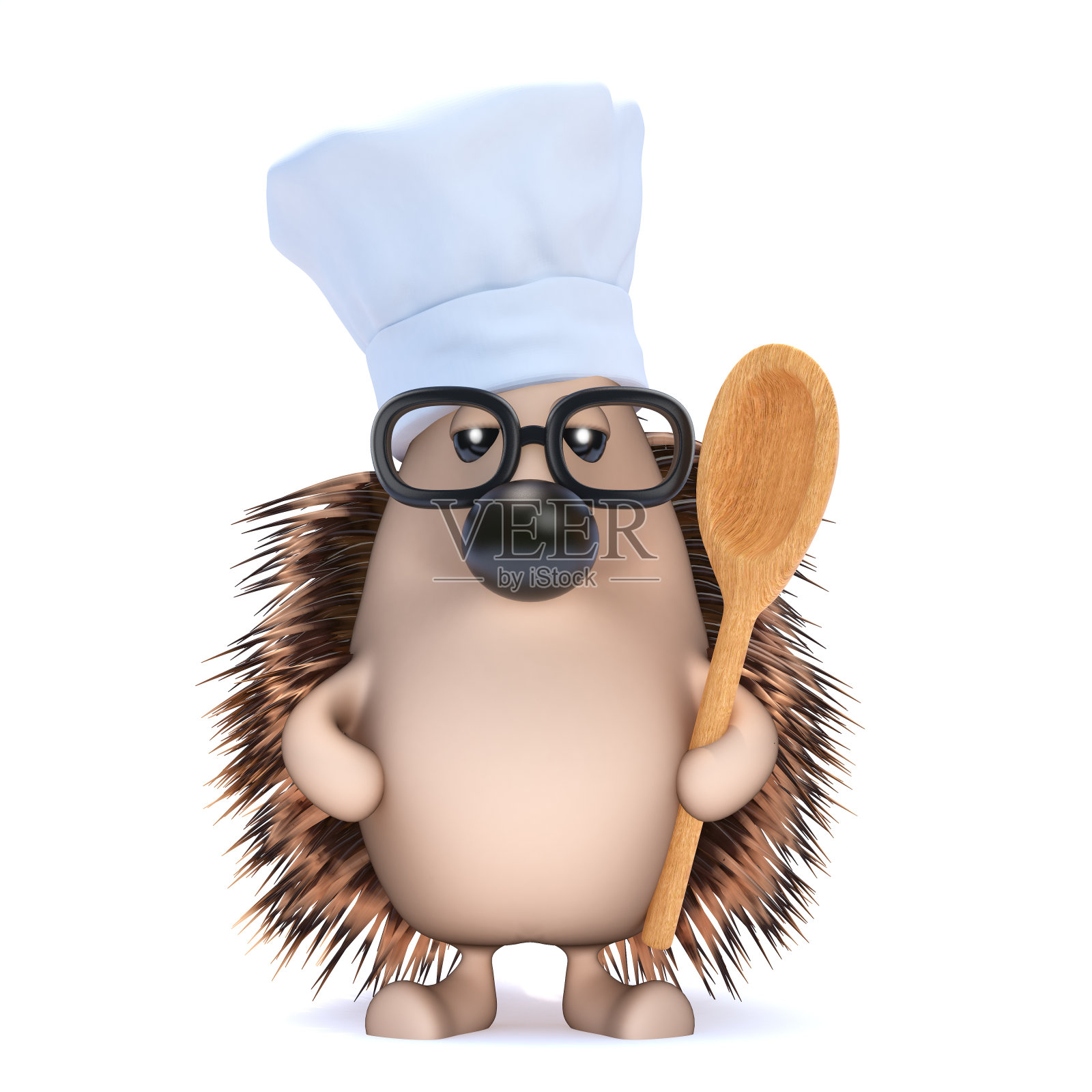 3 d刺猬插画图片素材