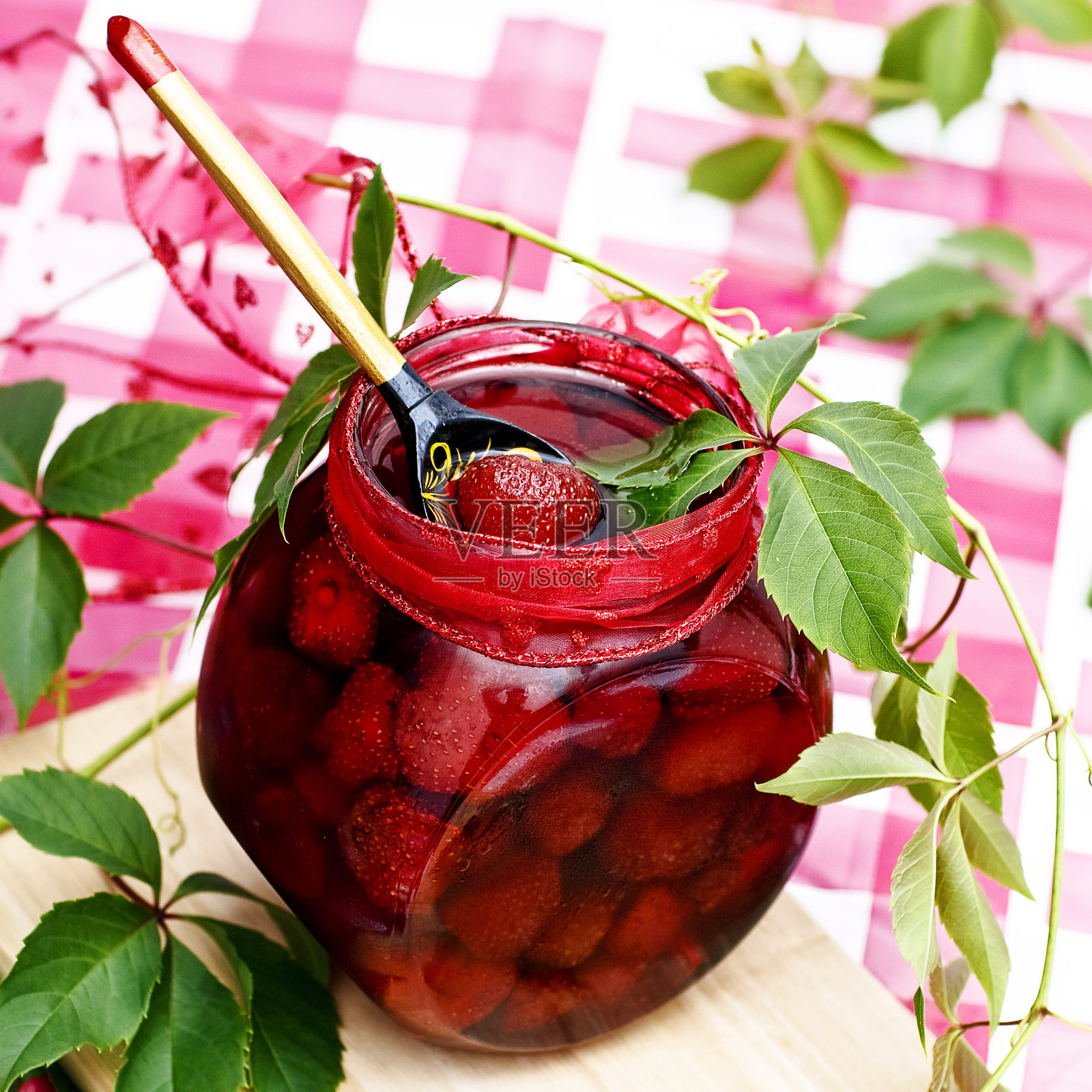 草莓小时照片摄影图片