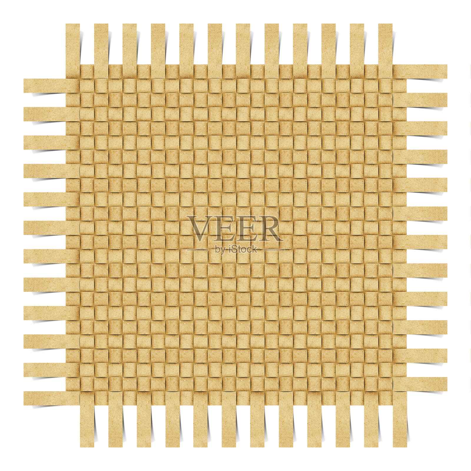 垃圾编织回收折叠纸工艺照片摄影图片