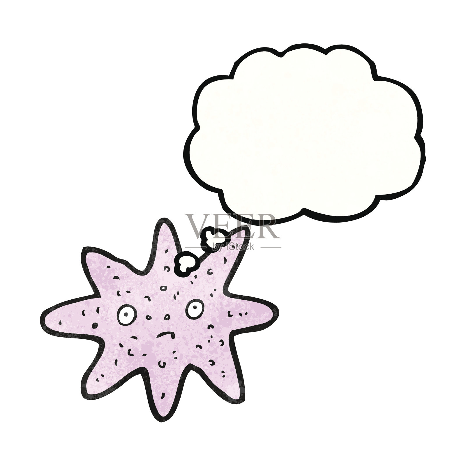 卡通海星插画图片素材