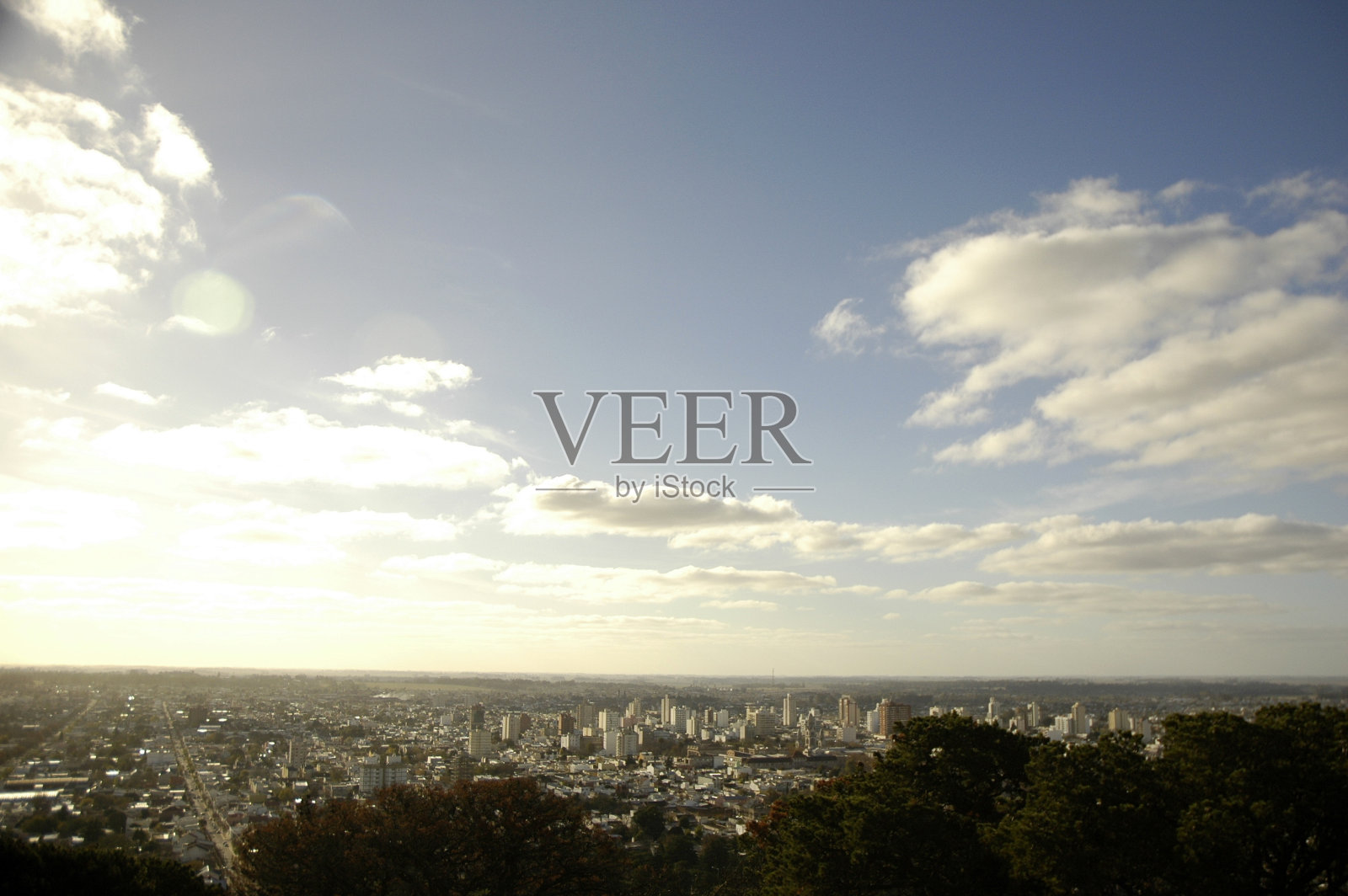 空中鸟瞰城市景观照片摄影图片