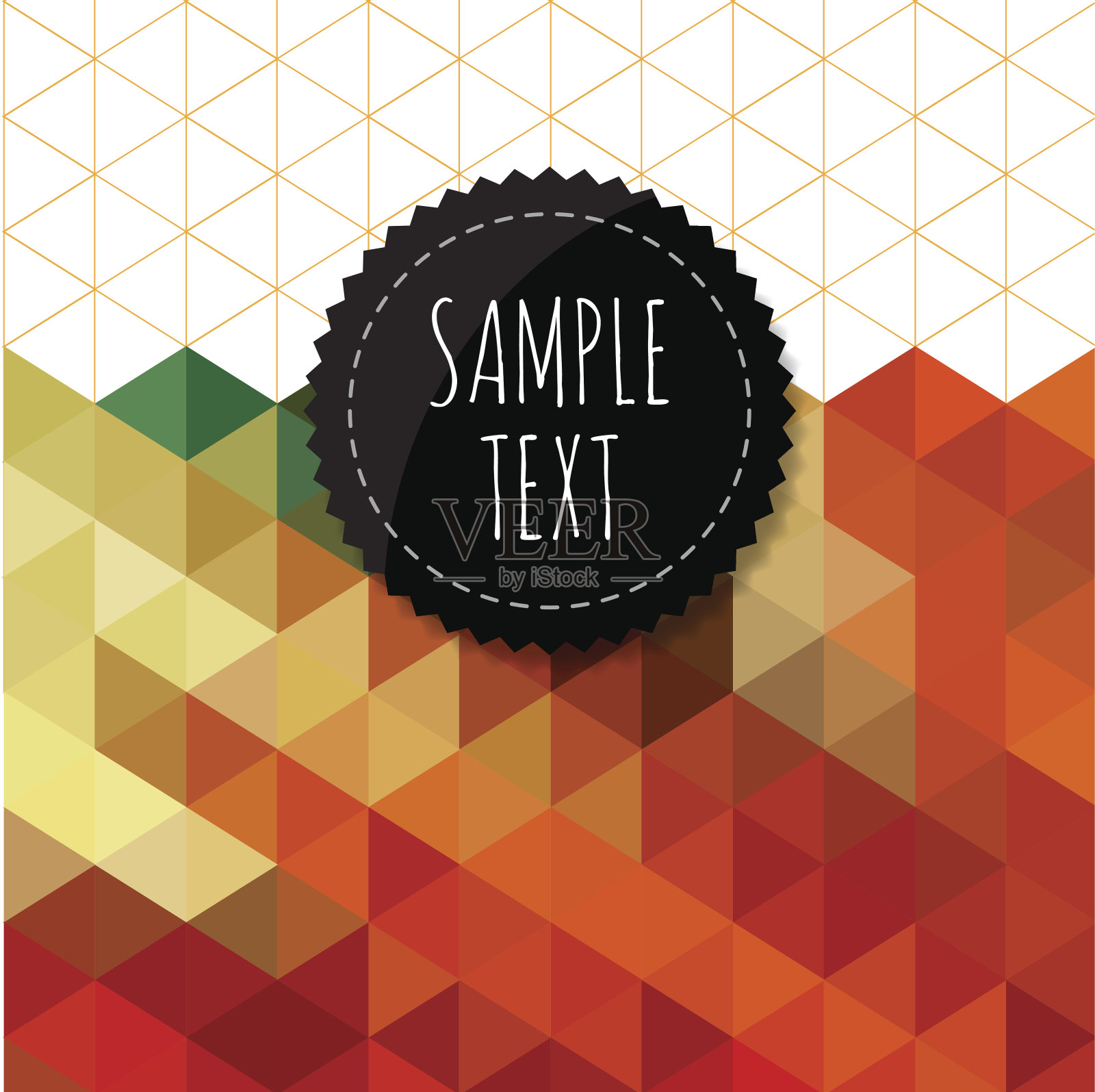 几何背景由三角形构成设计模板素材