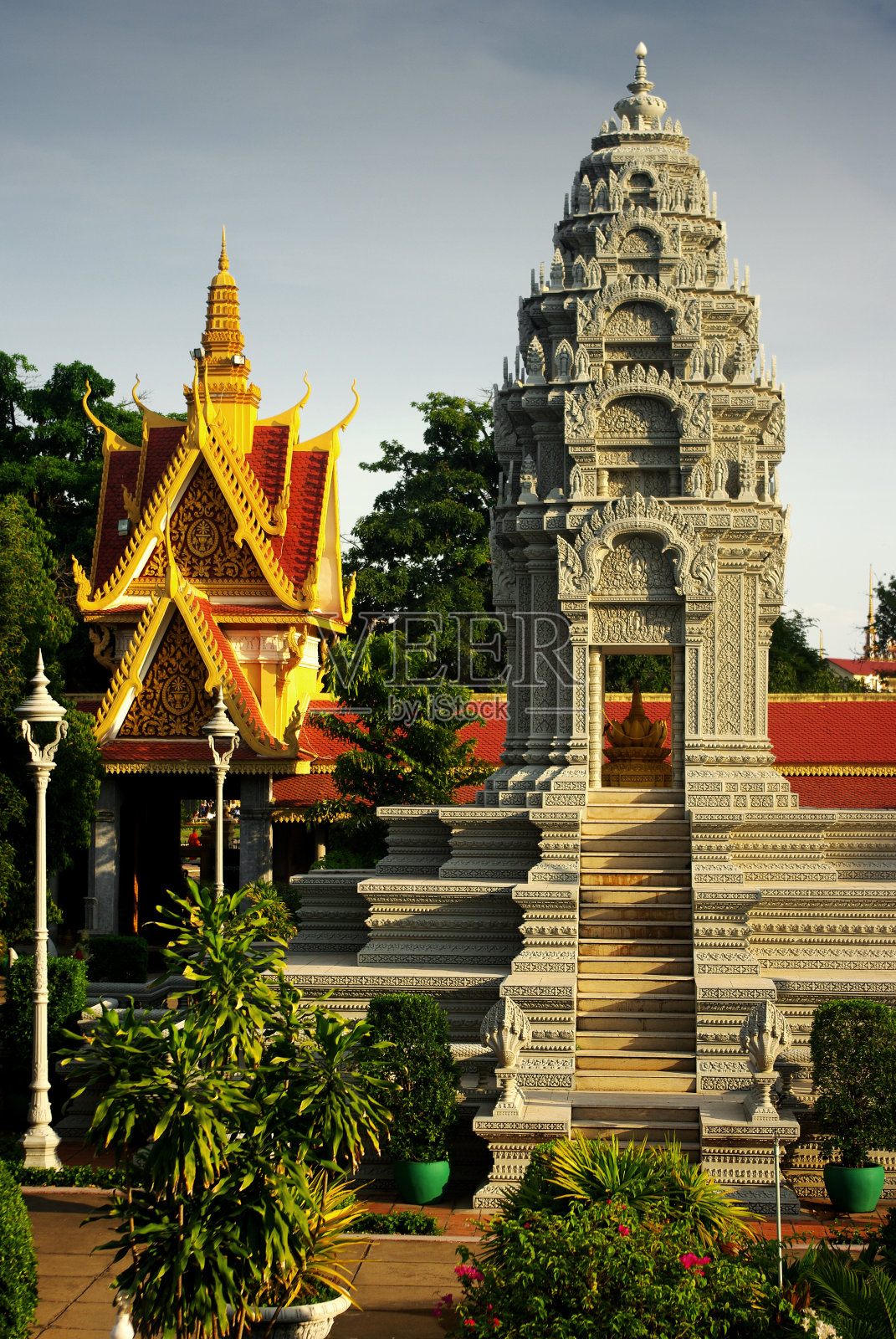 柬埔寨的寺庙照片摄影图片