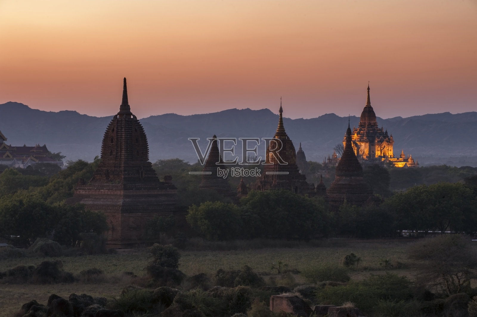 蒲甘的寺庙照片摄影图片