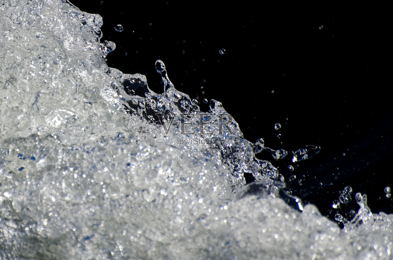 大自然摘要-清爽水花照片摄影图片