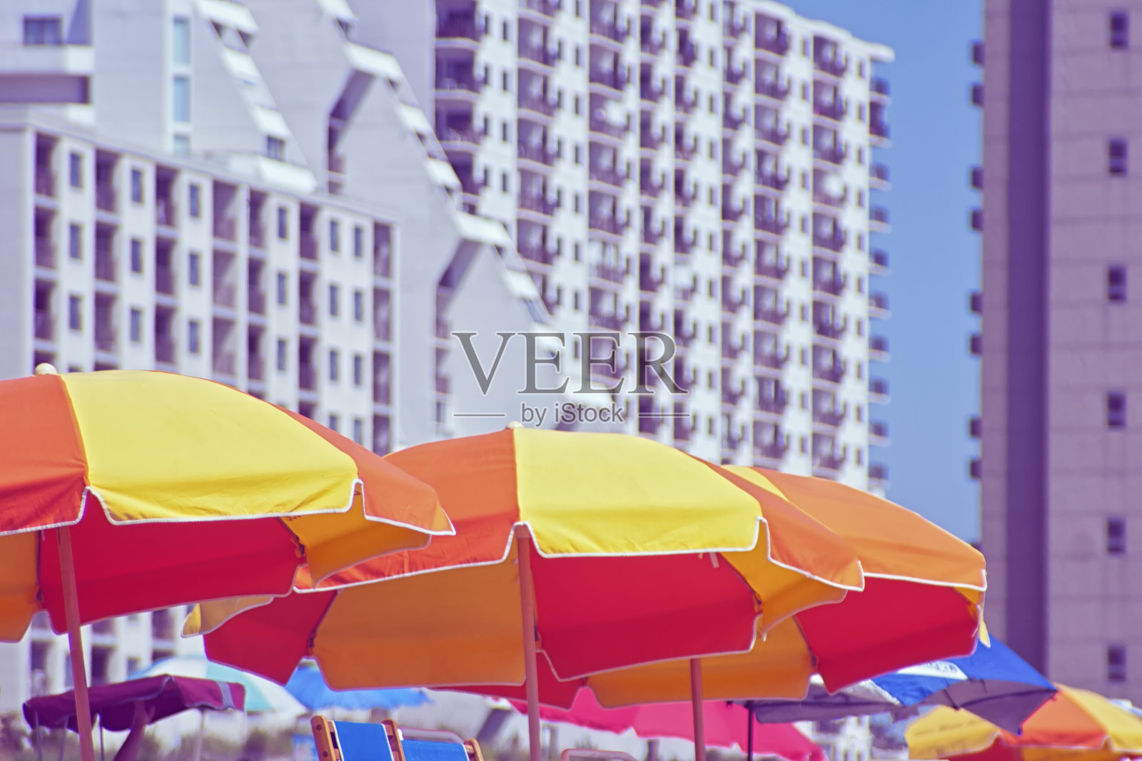 沙滩伞照片摄影图片