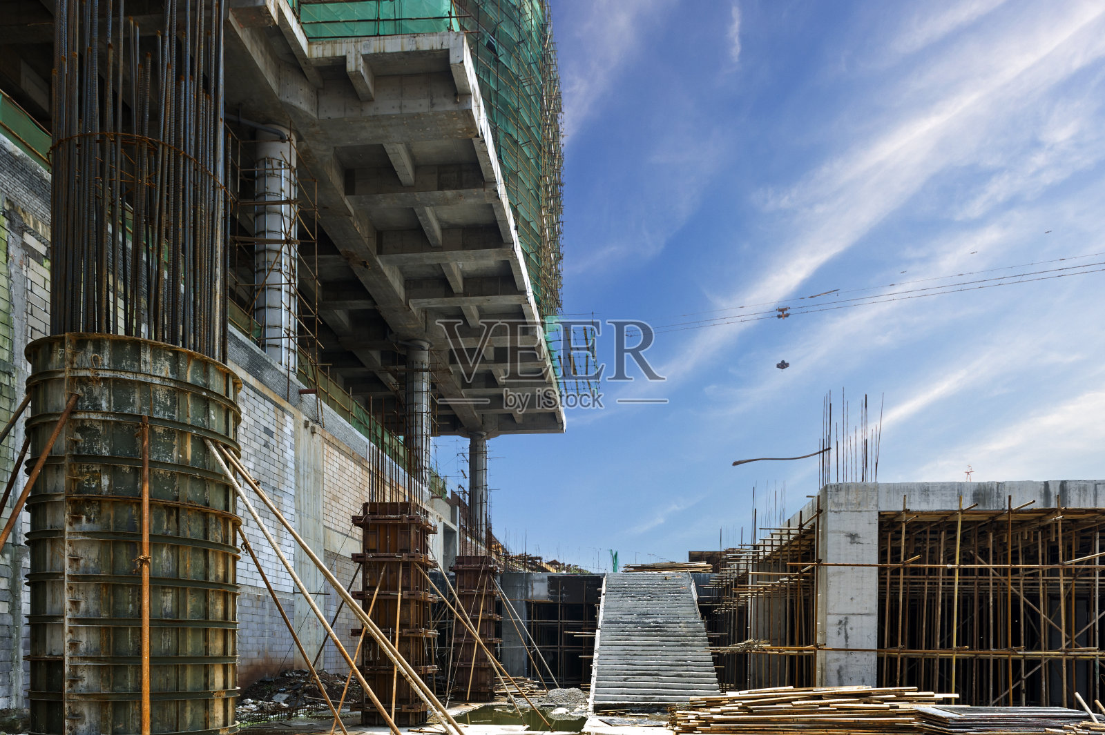 建筑工地照片摄影图片