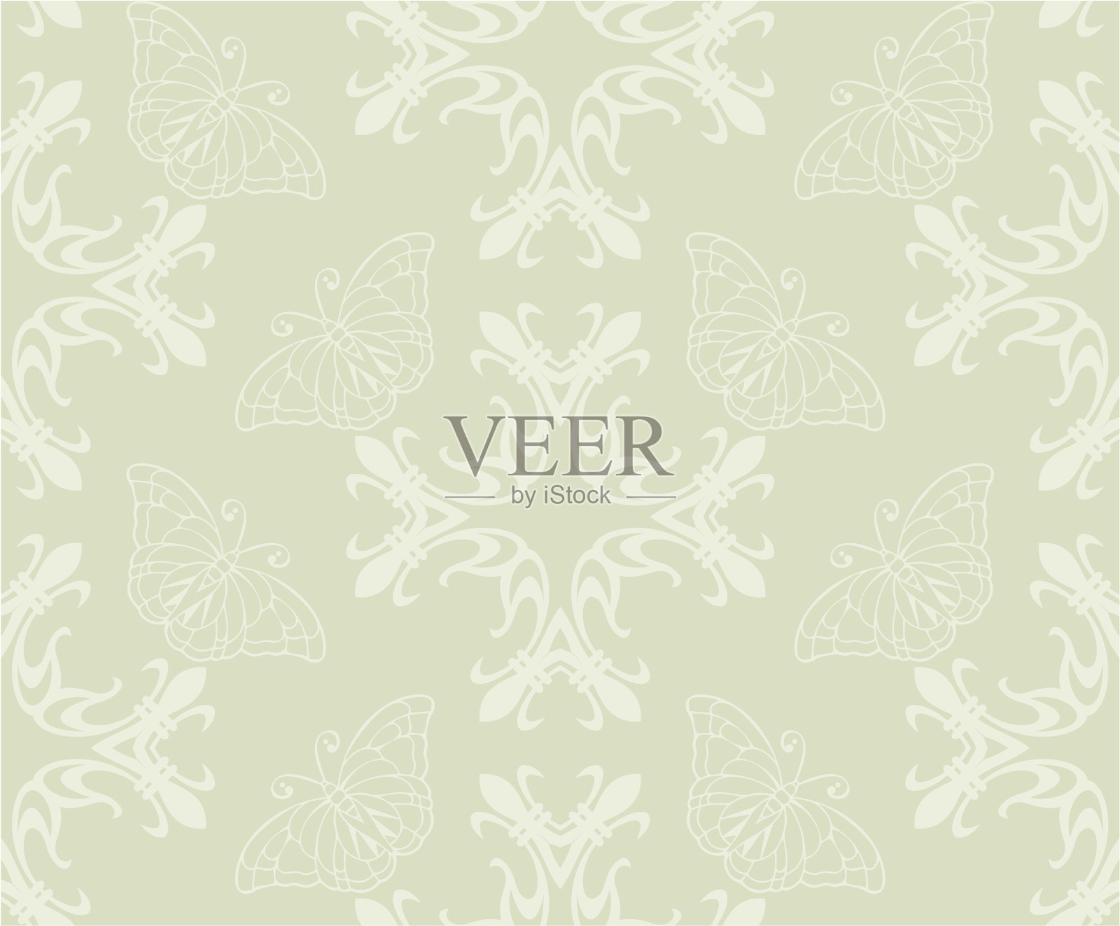 向量。花的背景。无缝模式。壁纸插画图片素材