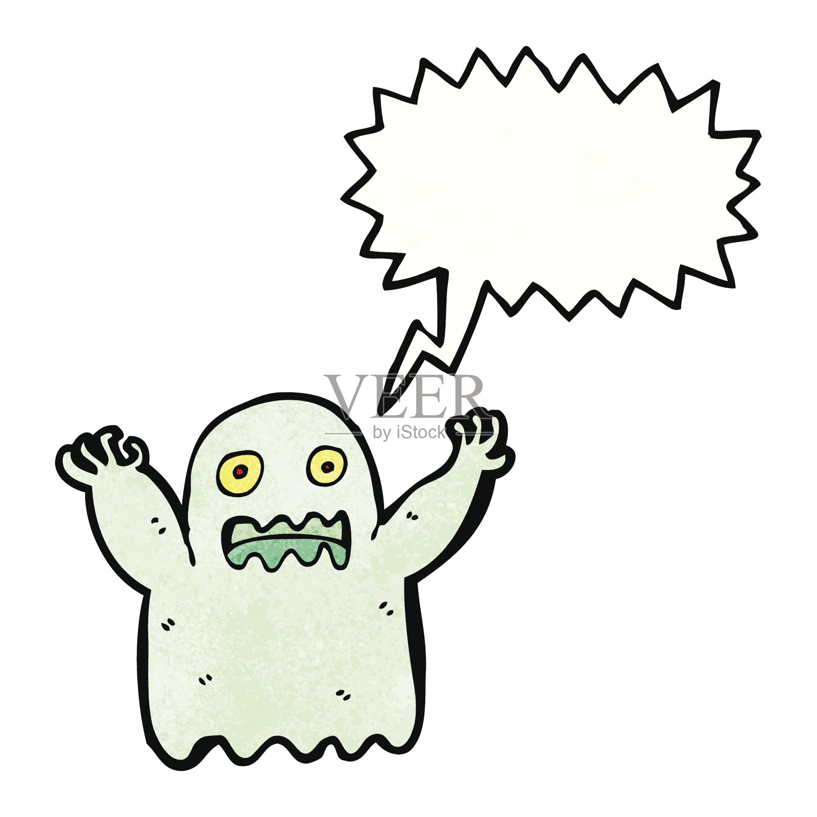 卡通鬼插画图片素材