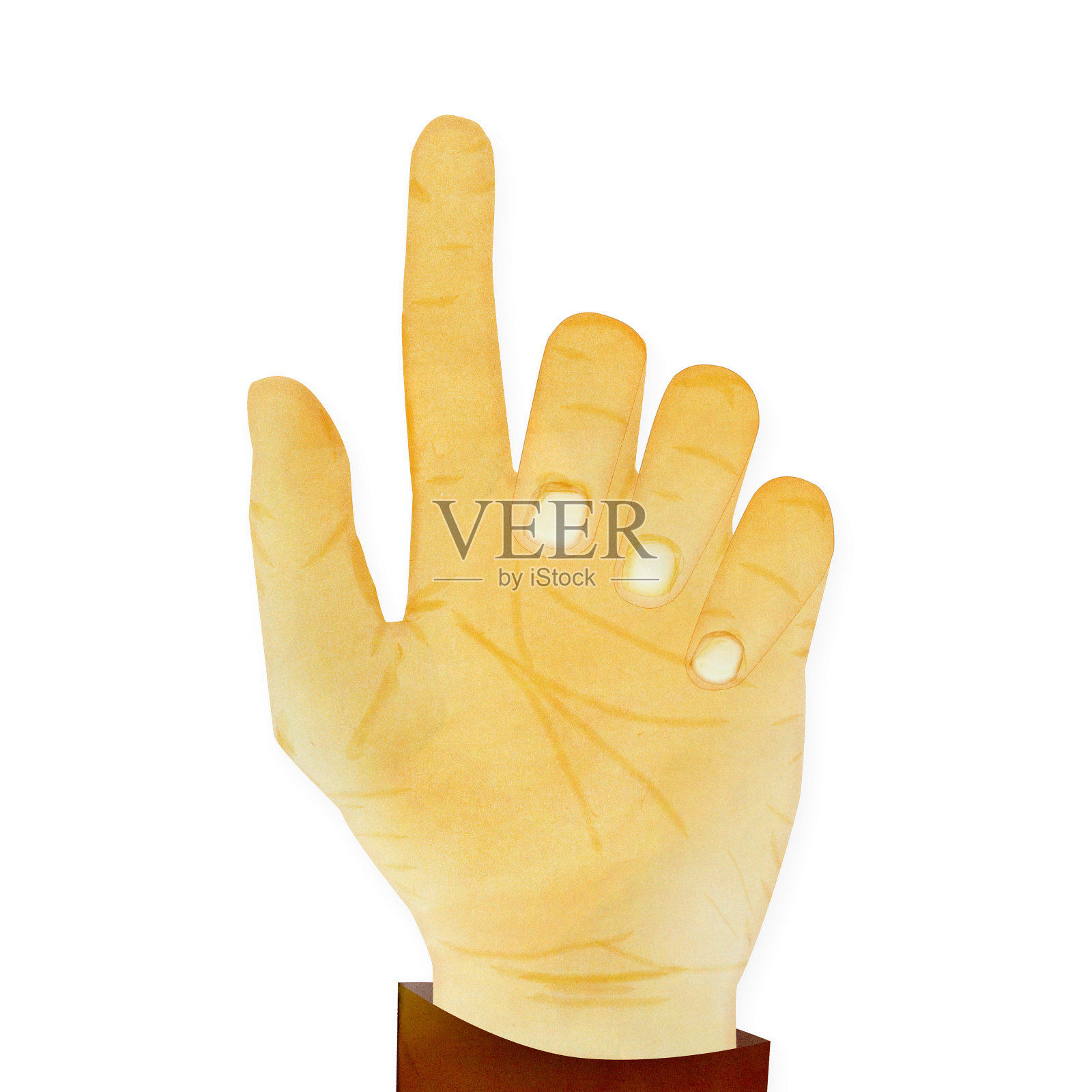 纸的质感，手指的手势设计元素图片