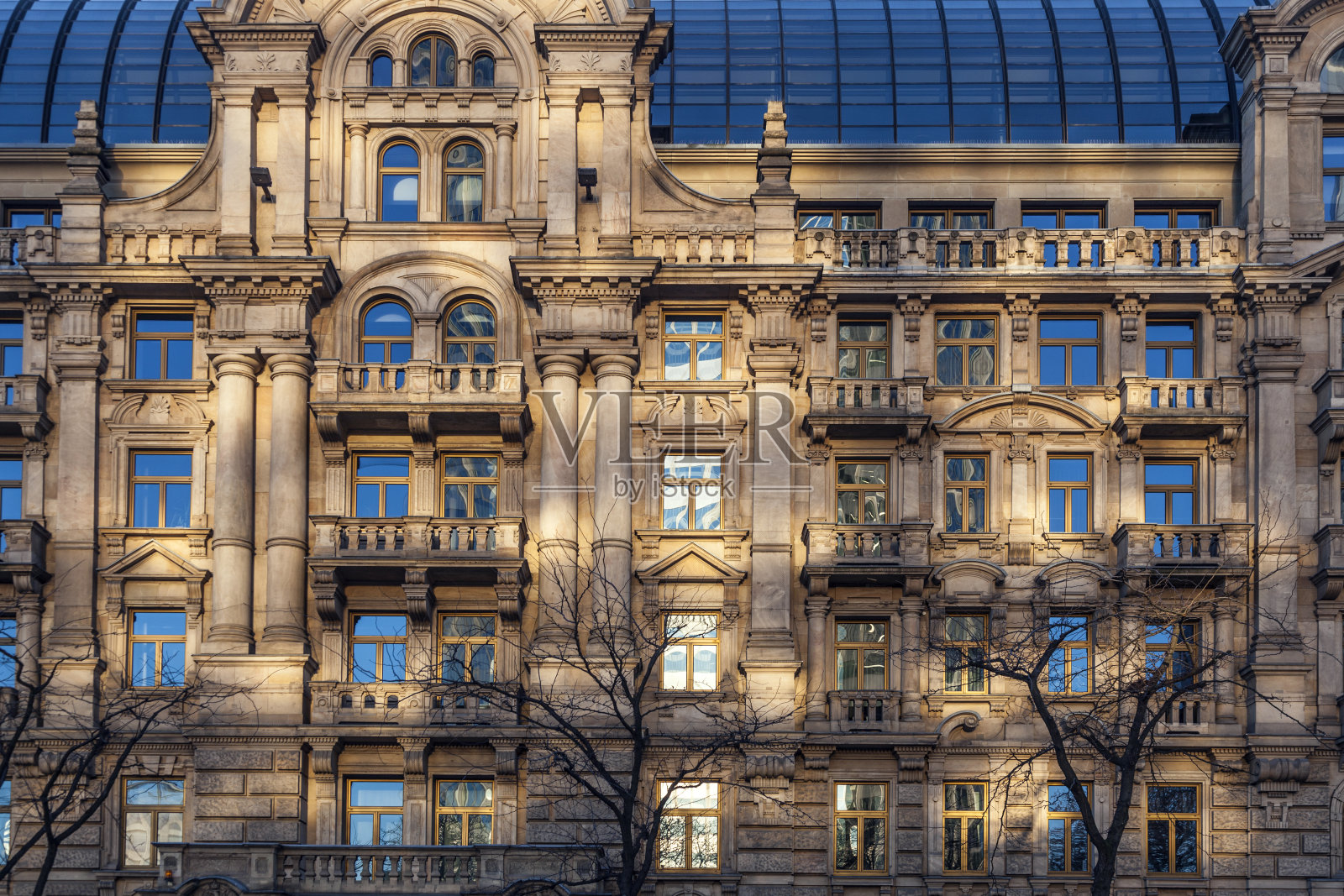 18世纪晚期房屋的正面照片摄影图片