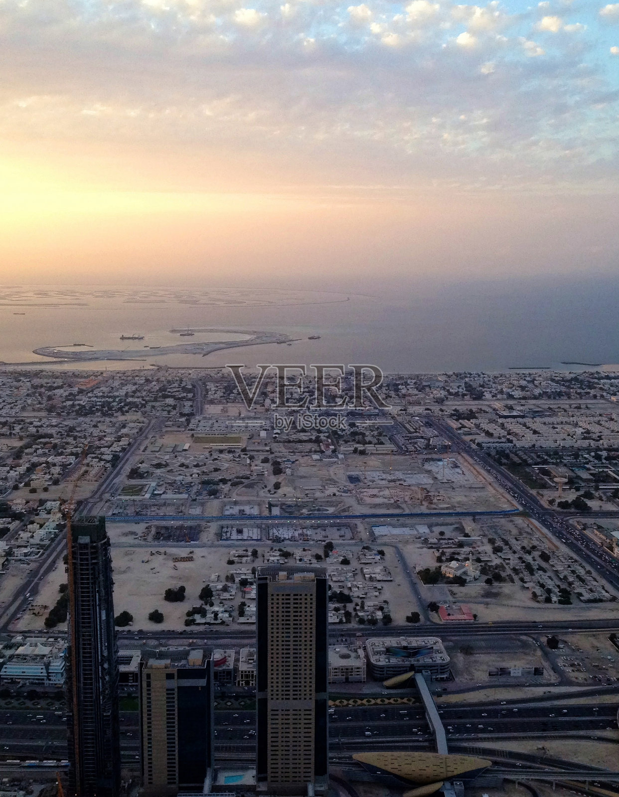 迪拜世界岛照片摄影图片