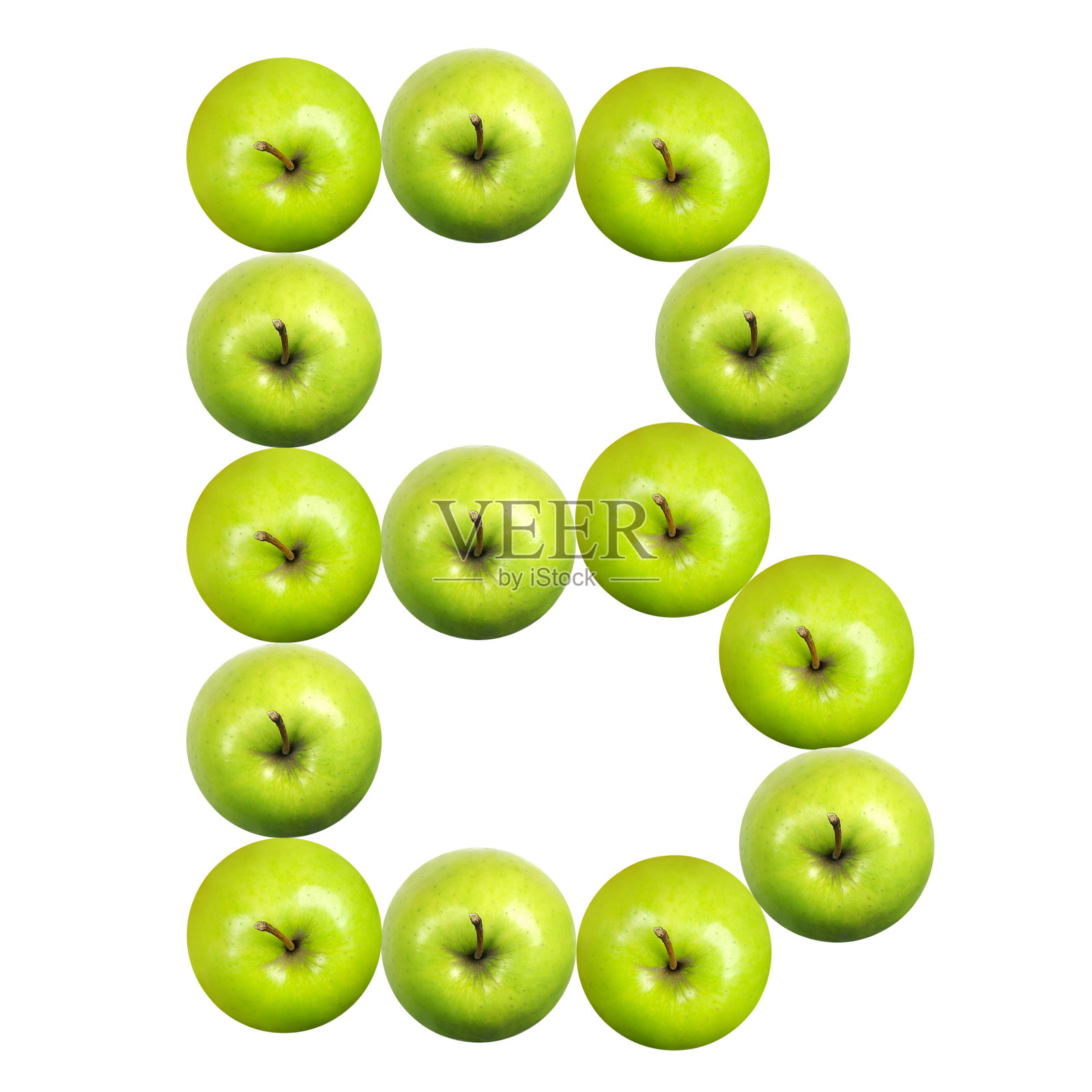 字母B由苹果制成照片摄影图片