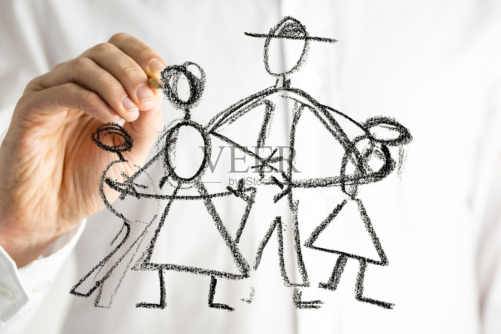 家庭圈子照片摄影图片