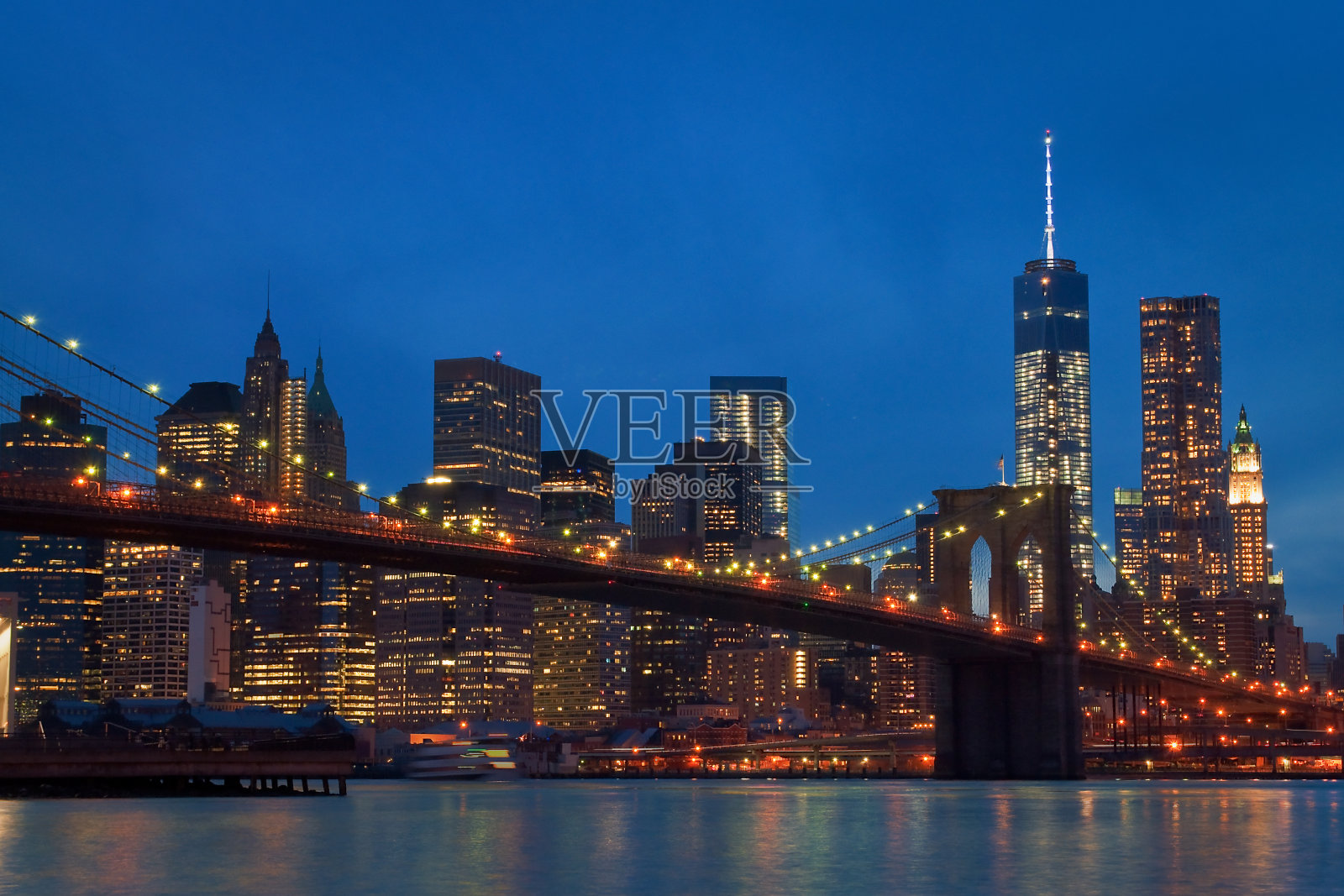 布鲁克林大桥照片摄影图片