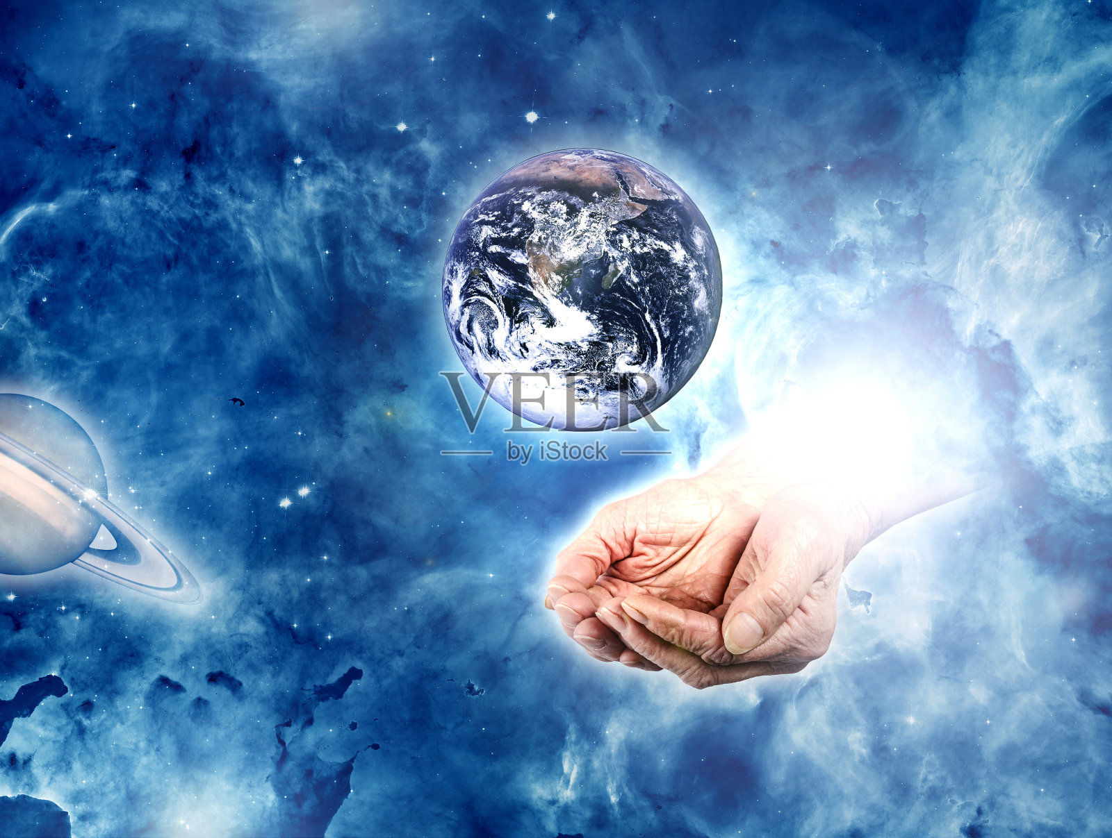 地球上的手照片摄影图片