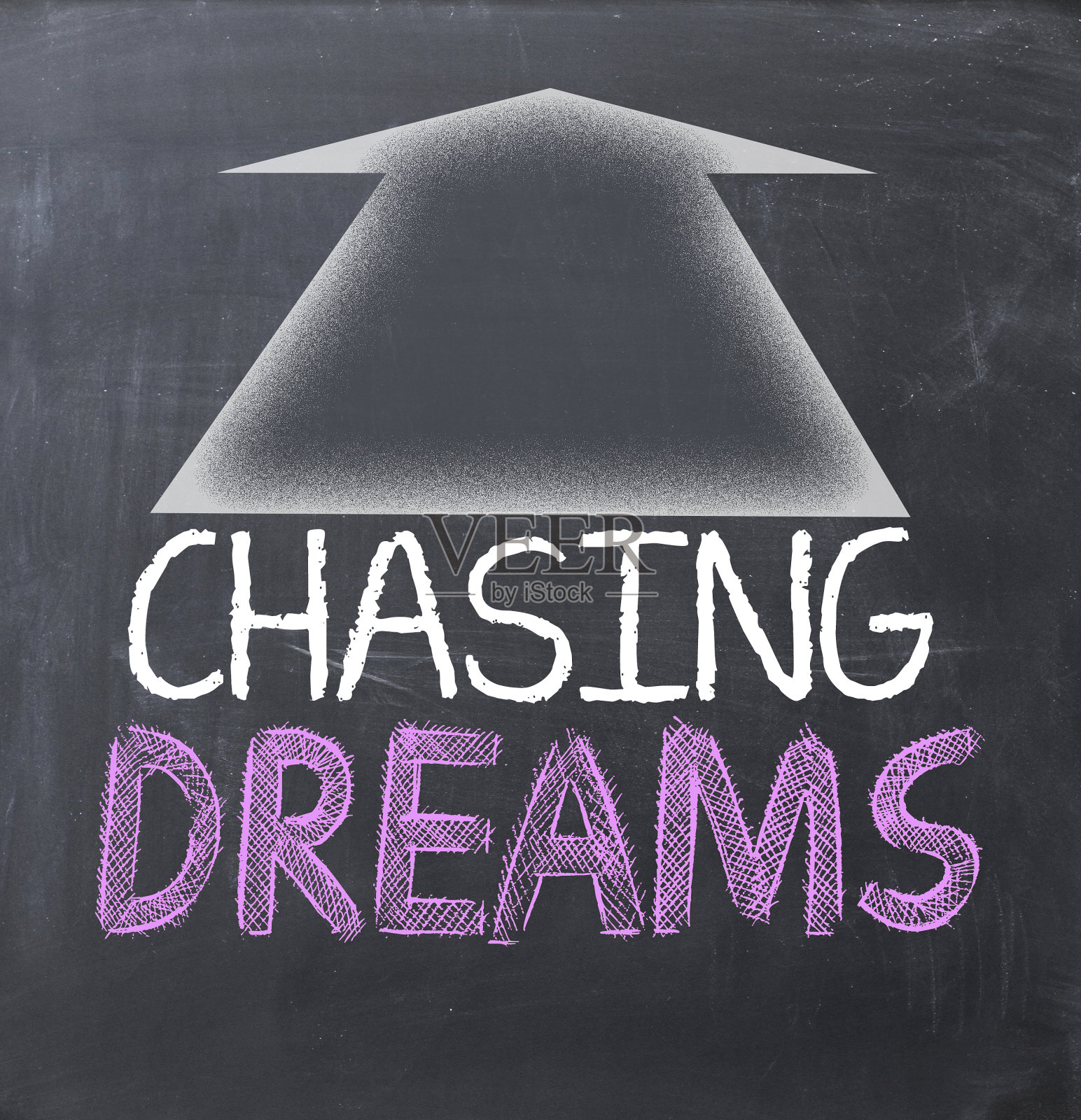 追逐梦想的概念照片摄影图片