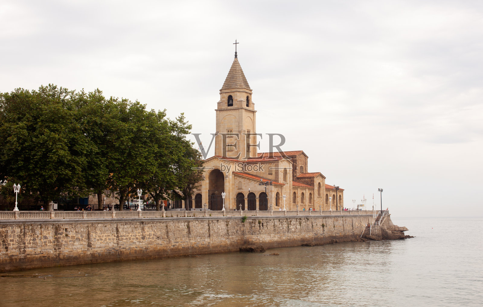 圣佩德罗教堂，希洪照片摄影图片