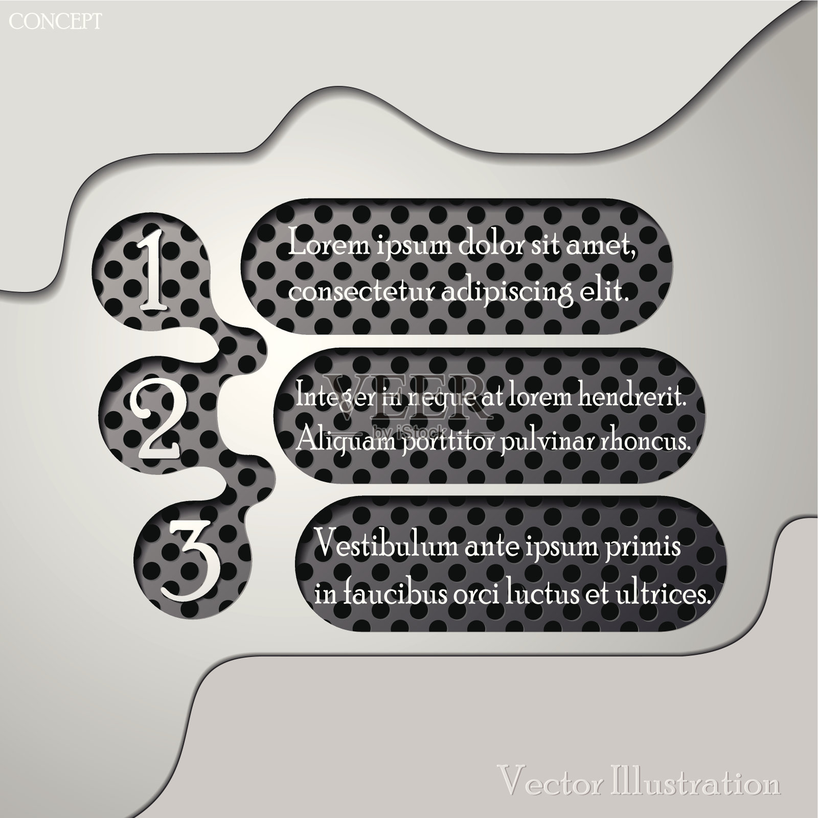 现代设计模板横幅的信息图形业务设计插画图片素材