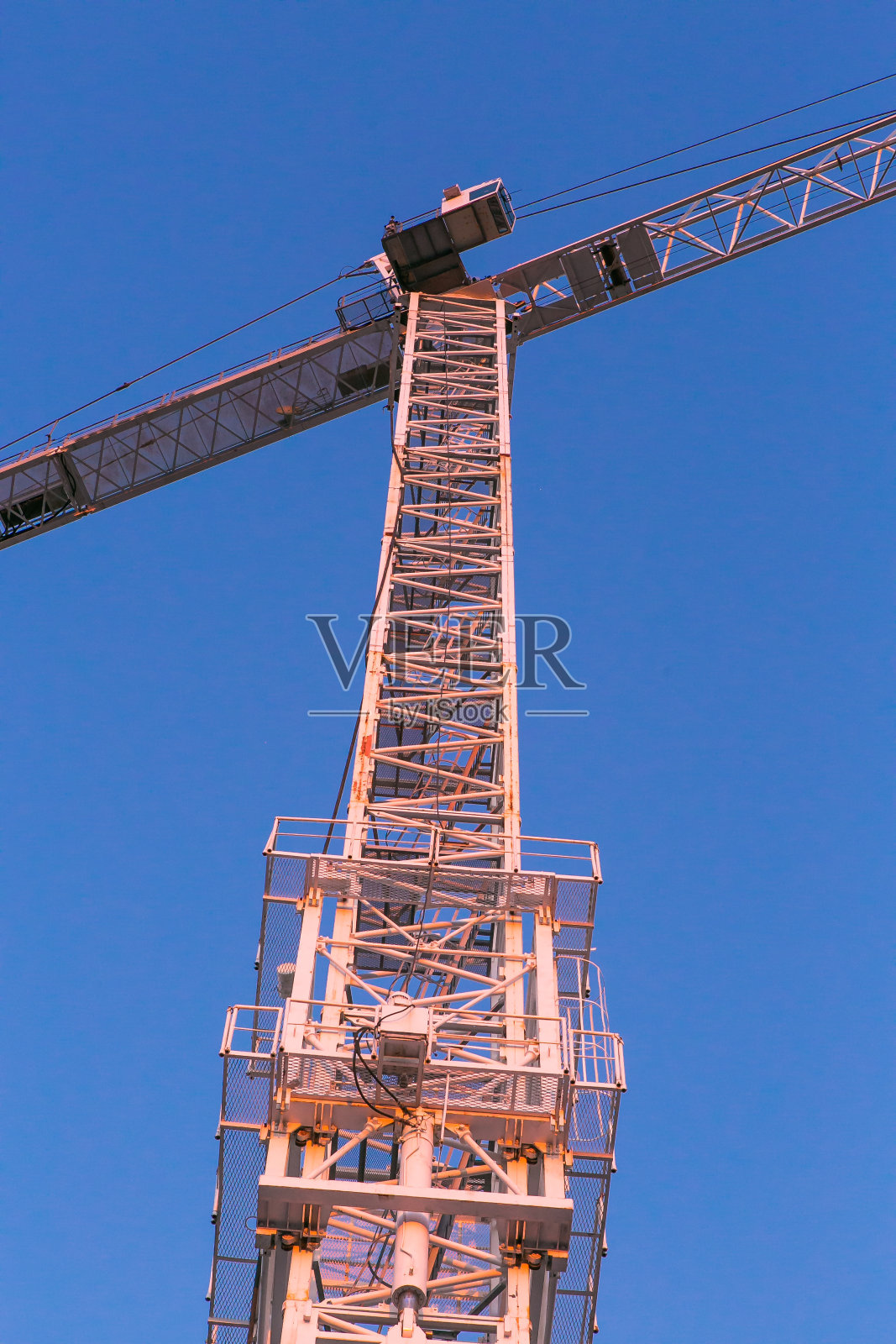 建筑起重机臂架金属臂架照片摄影图片