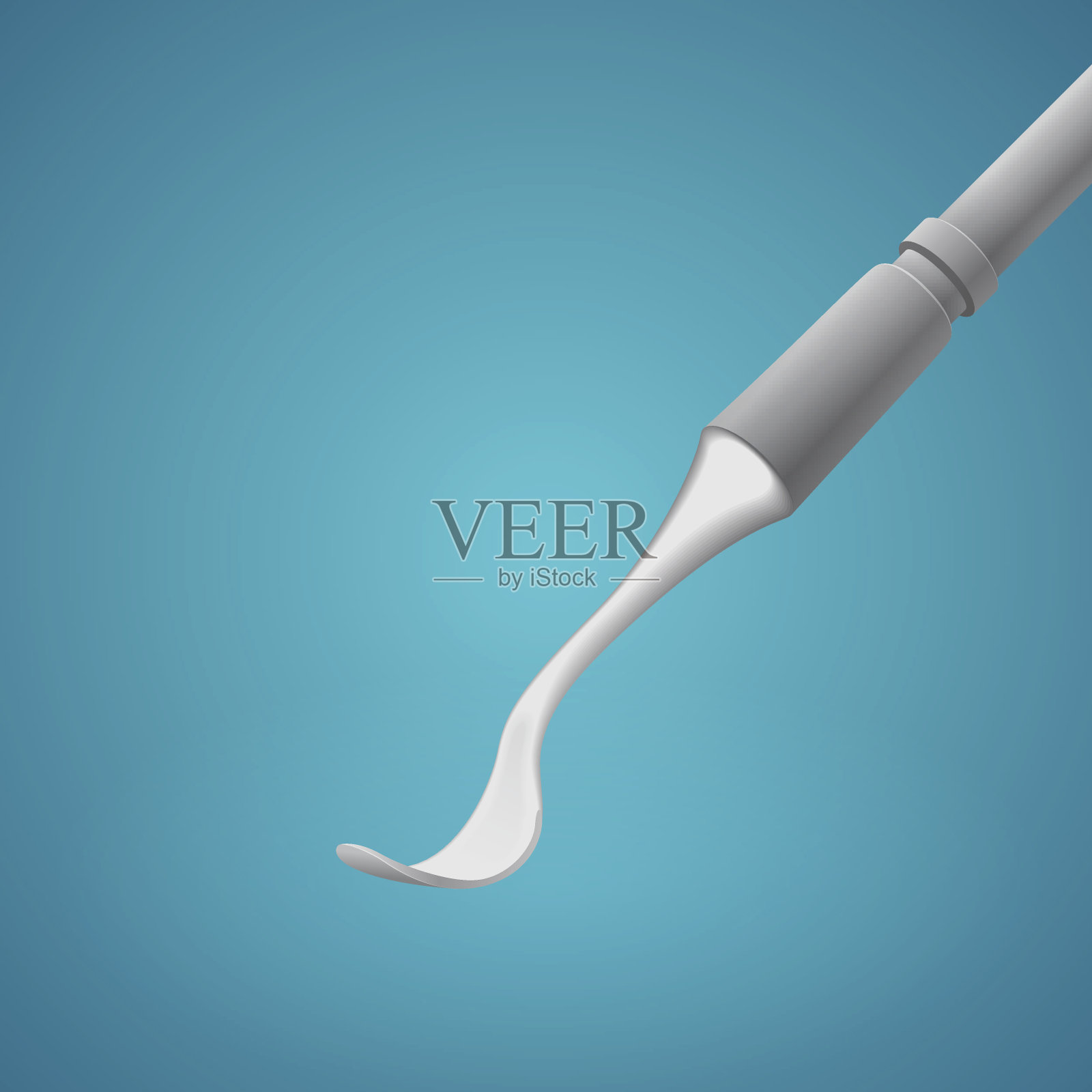 牙科勺子设计元素图片