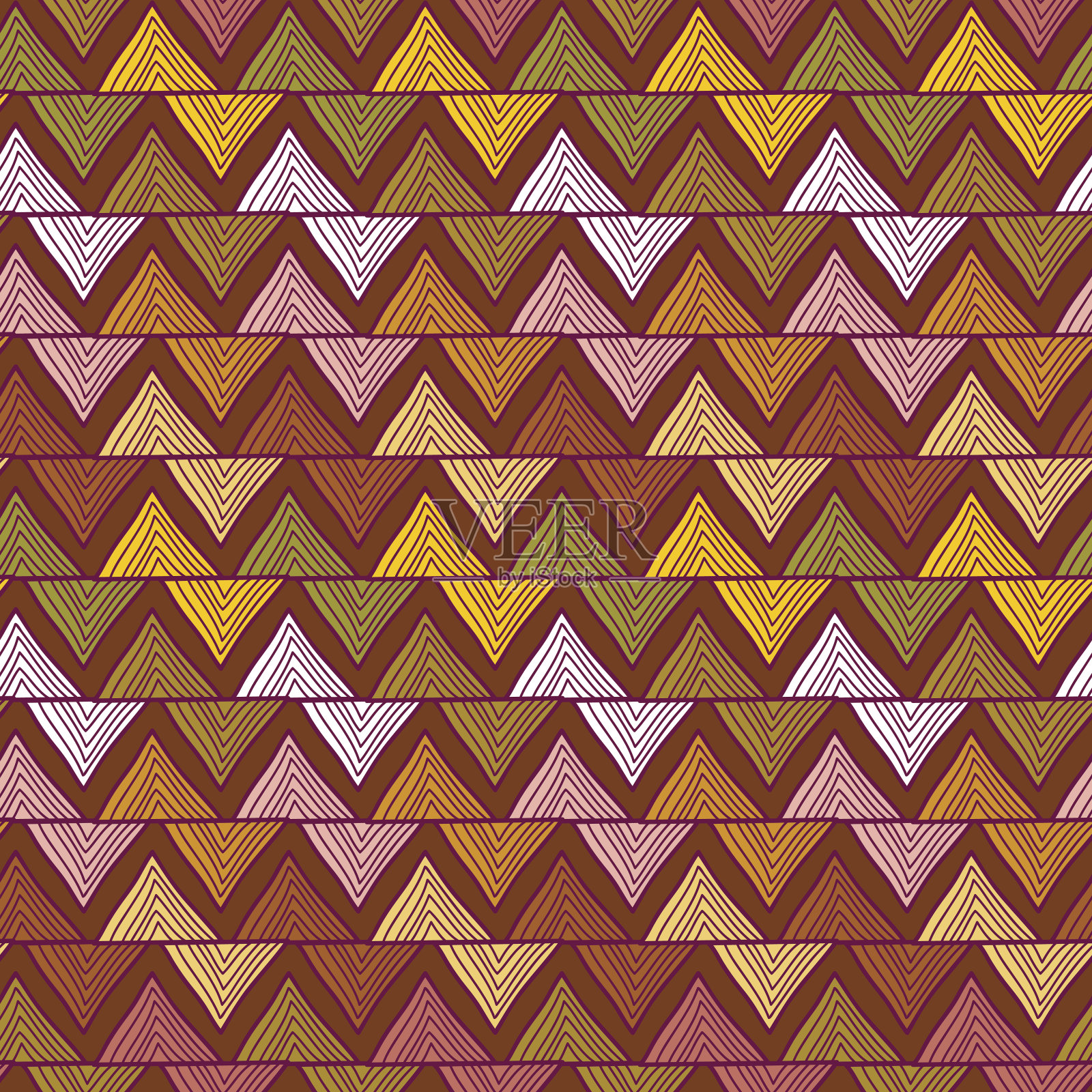 部落模式插画图片素材