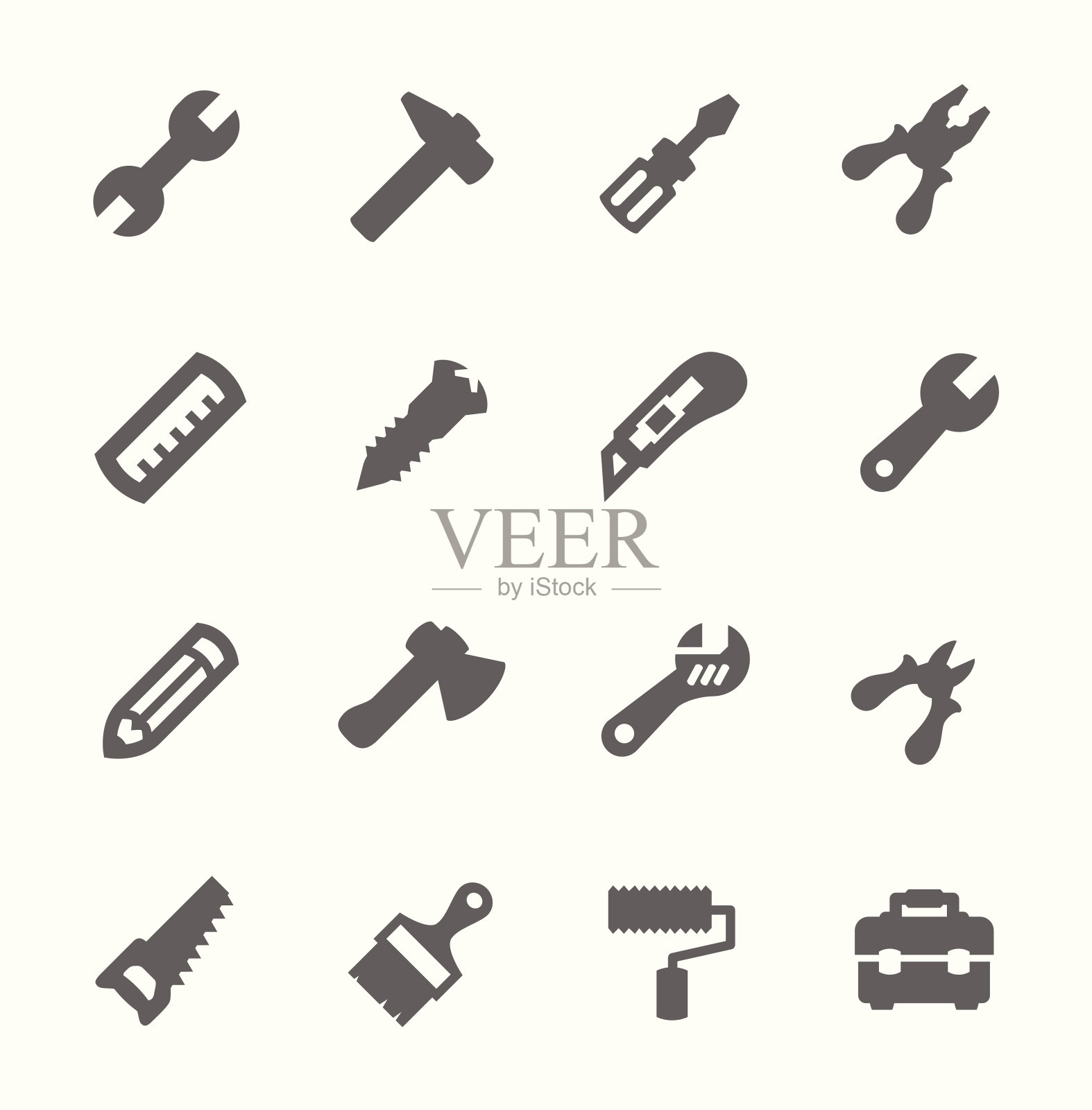 工作的工具插画图片素材