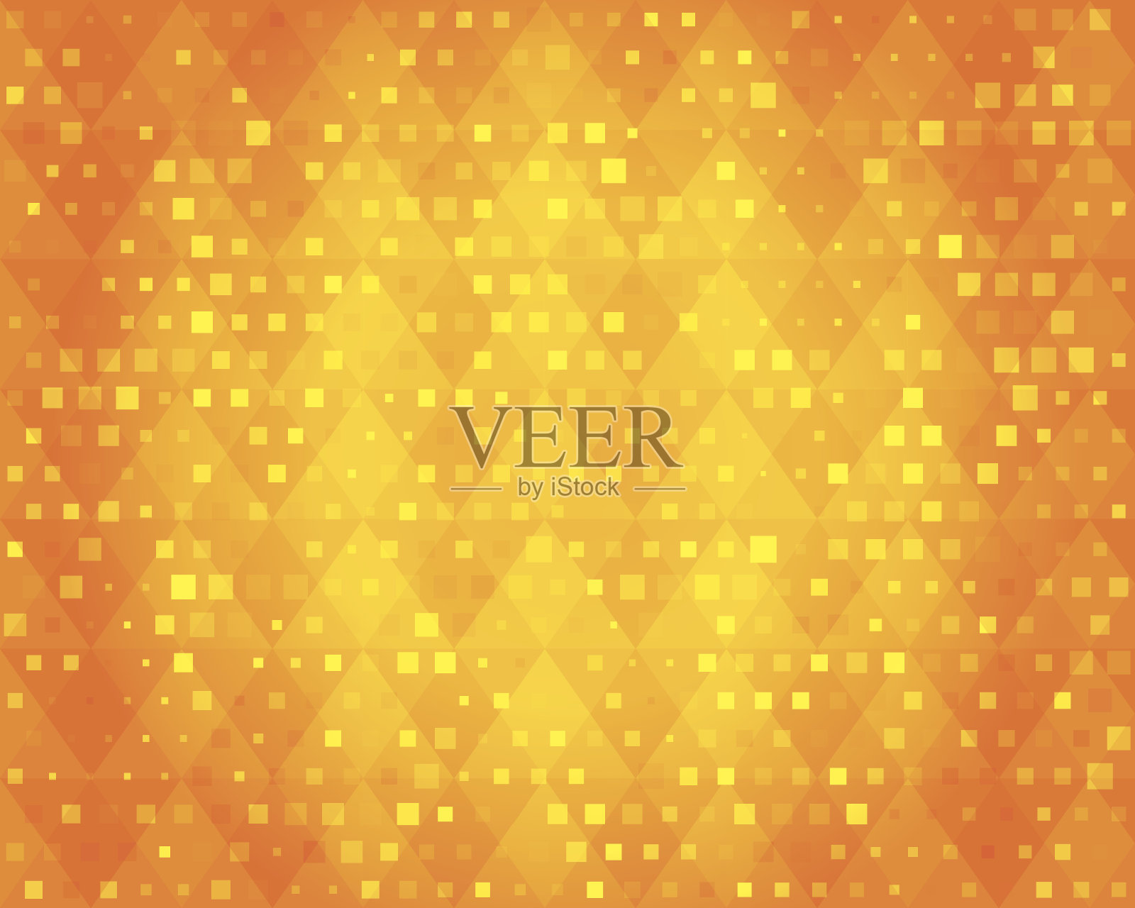 橙色的几何背景设计。插画图片素材