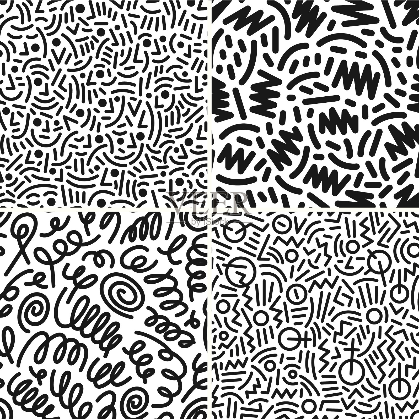 无缝的抽象背景插画图片素材