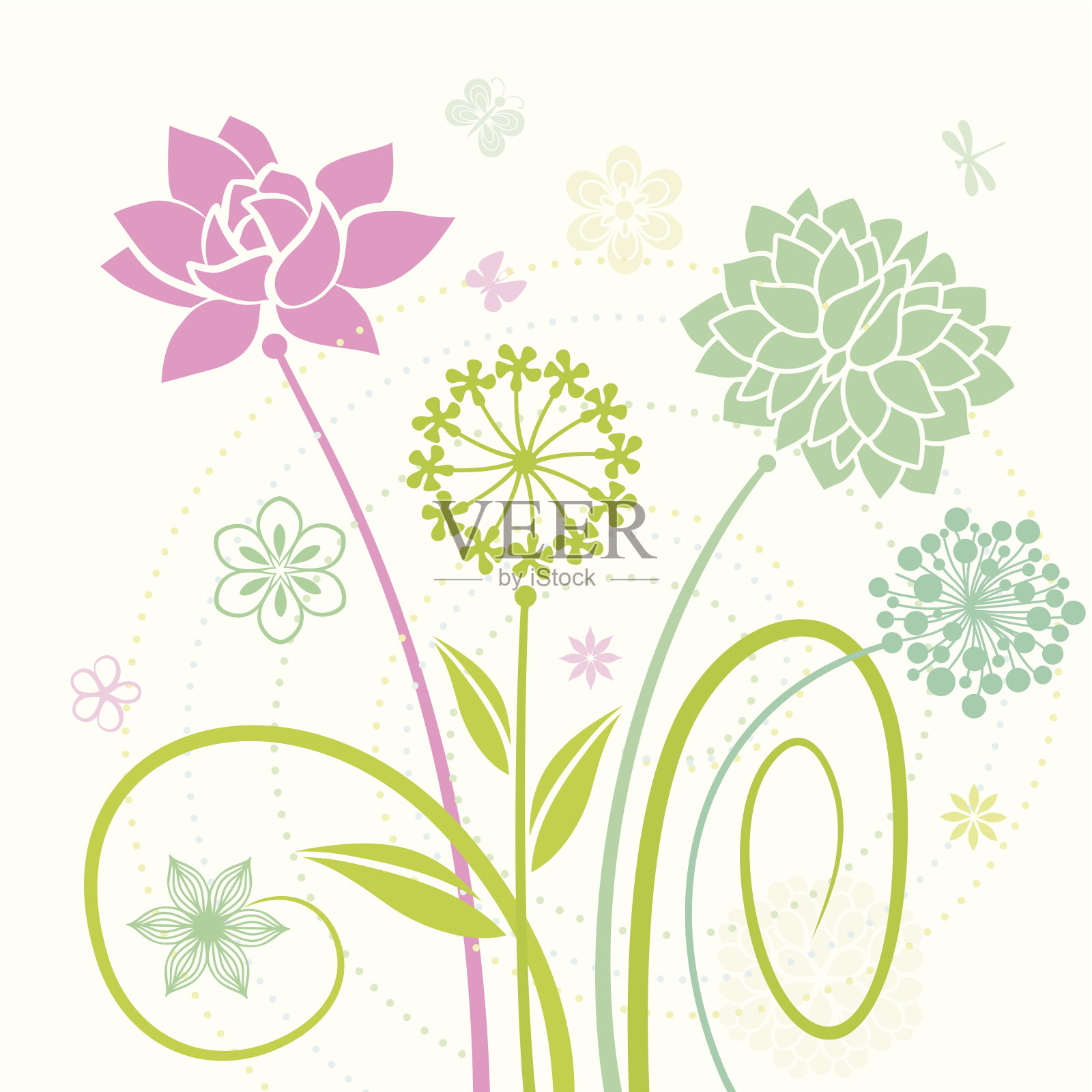 束我插画图片素材