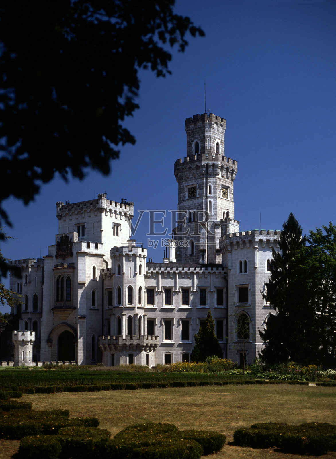 赫卢博卡城堡照片摄影图片