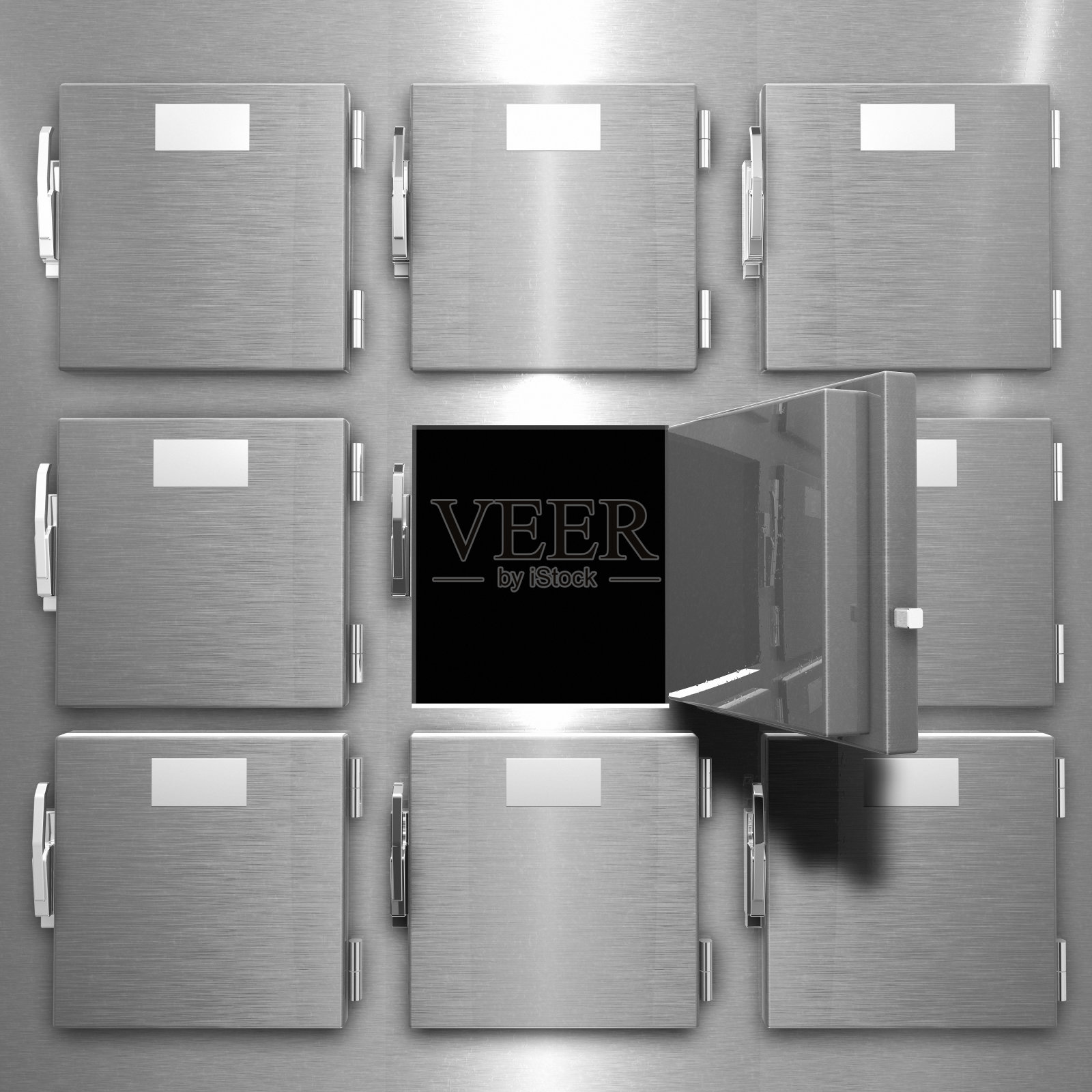 停尸房的冰箱照片摄影图片