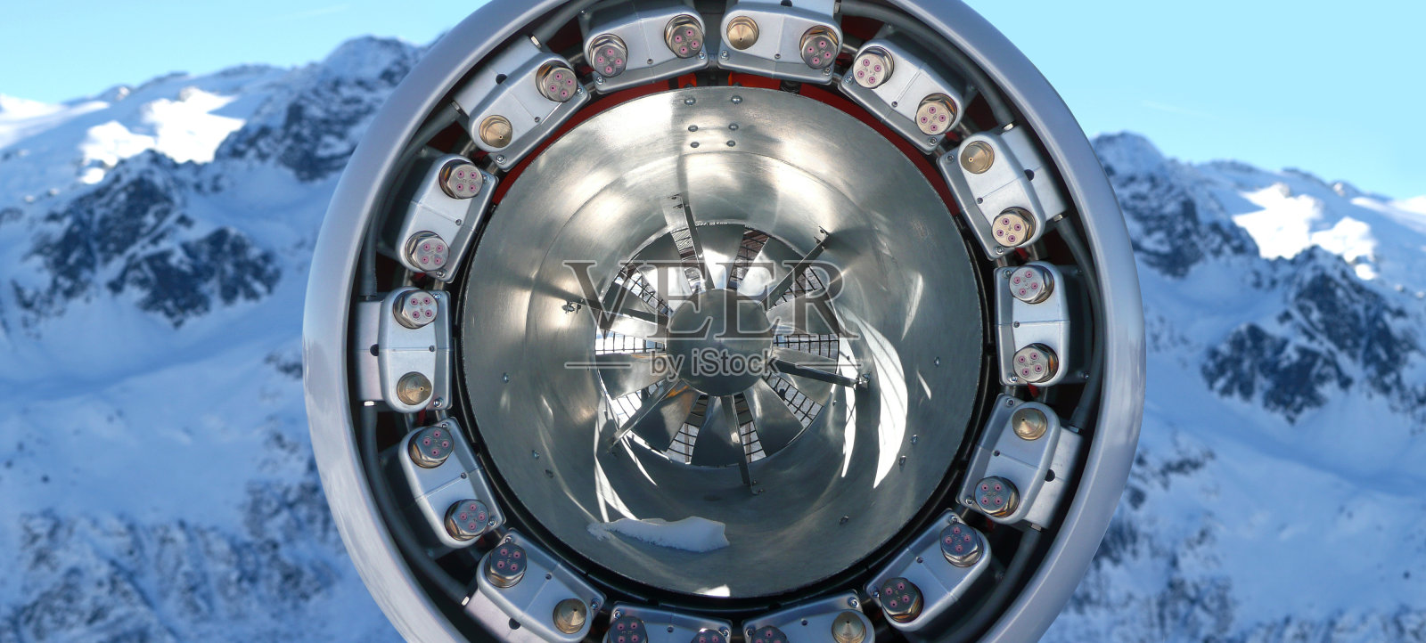 雪炮照片摄影图片