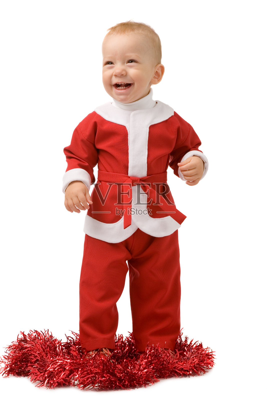 小圣诞老人照片摄影图片