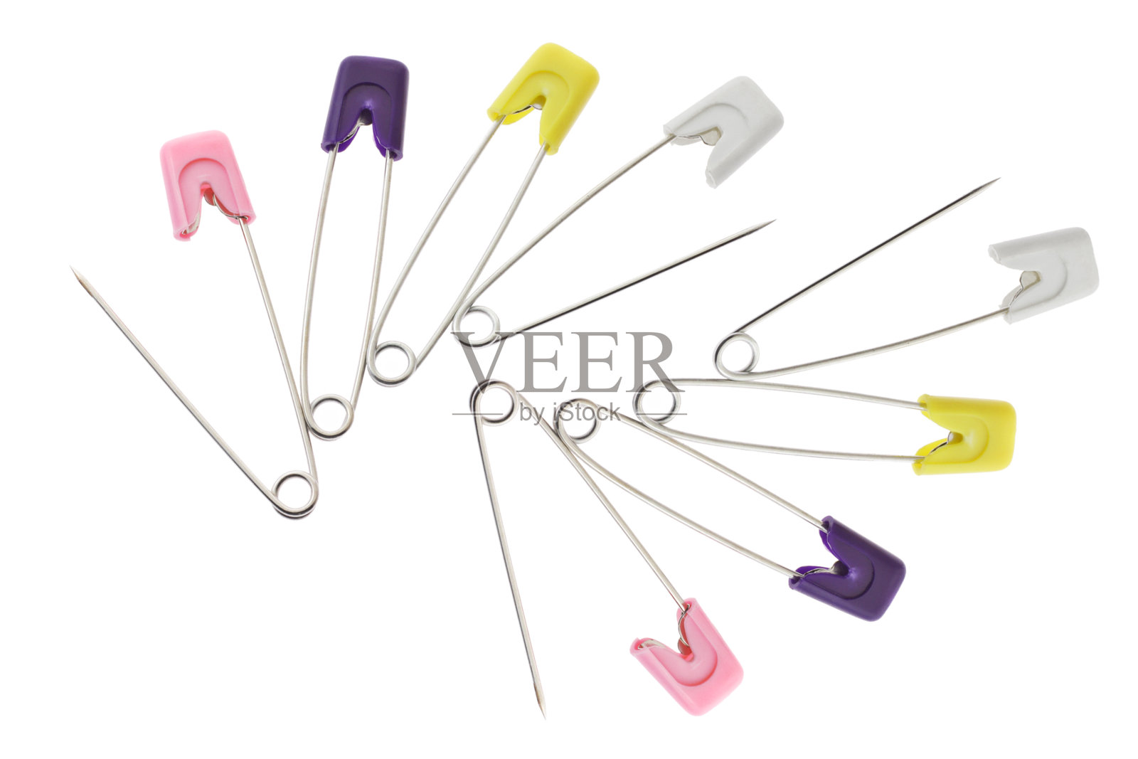 多色安全别针照片摄影图片