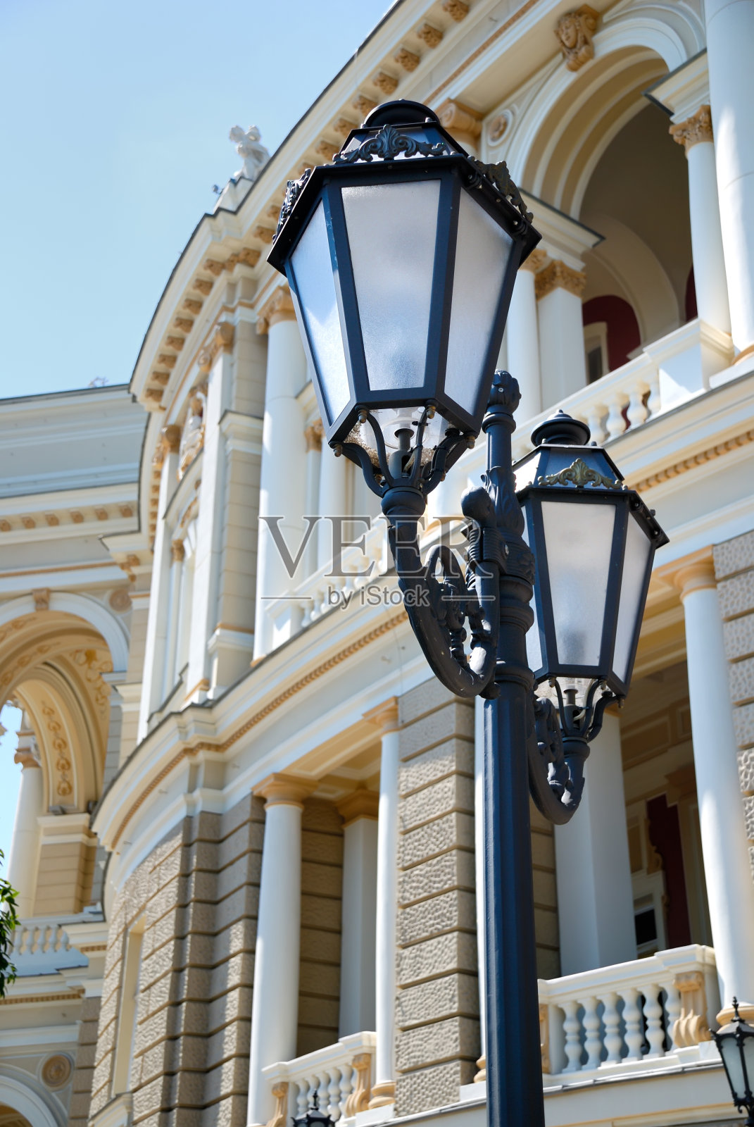 街道装饰灯笼照片摄影图片