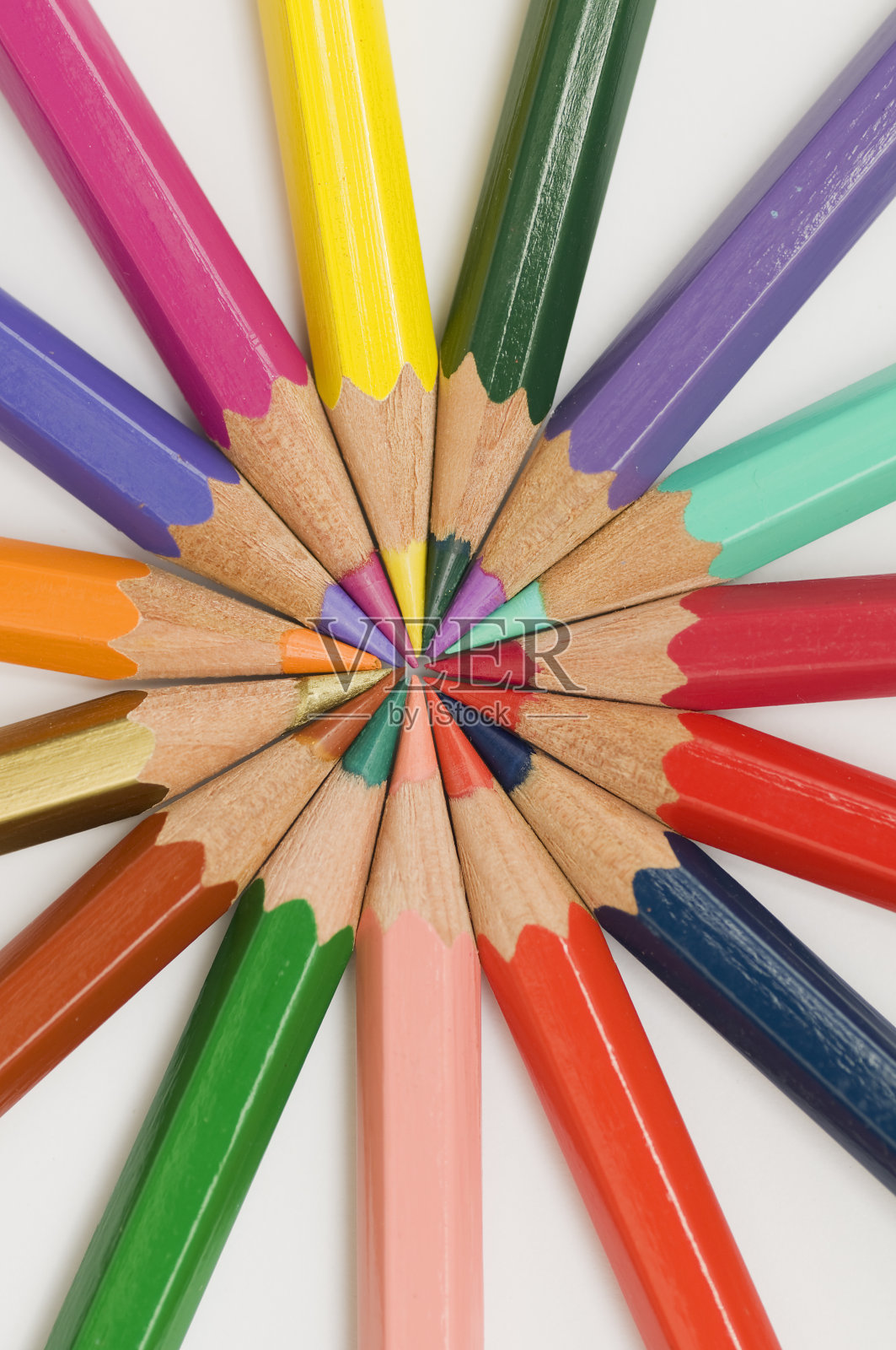 铅笔圈照片摄影图片