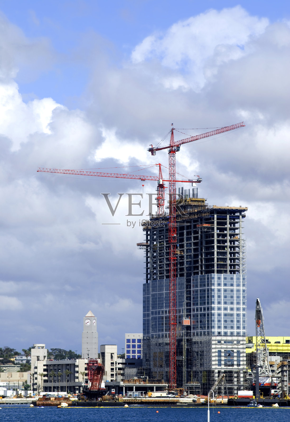 在建高层照片摄影图片