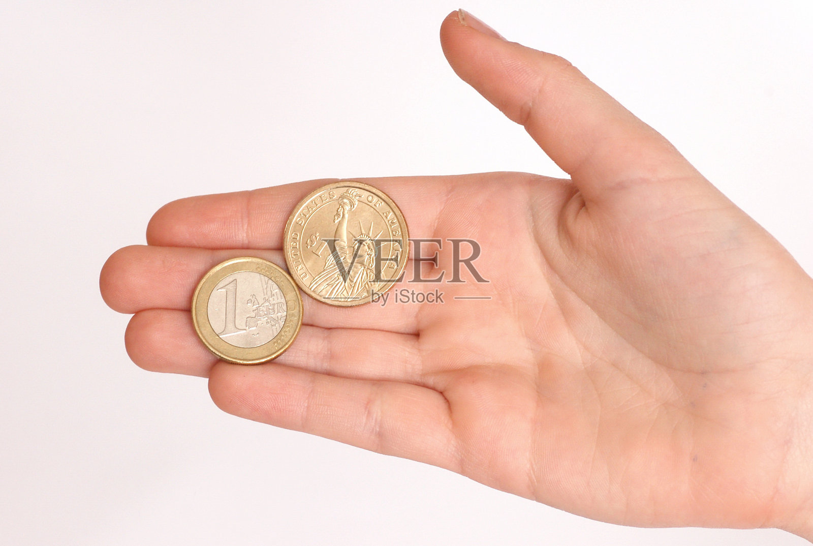 欧元和美元照片摄影图片