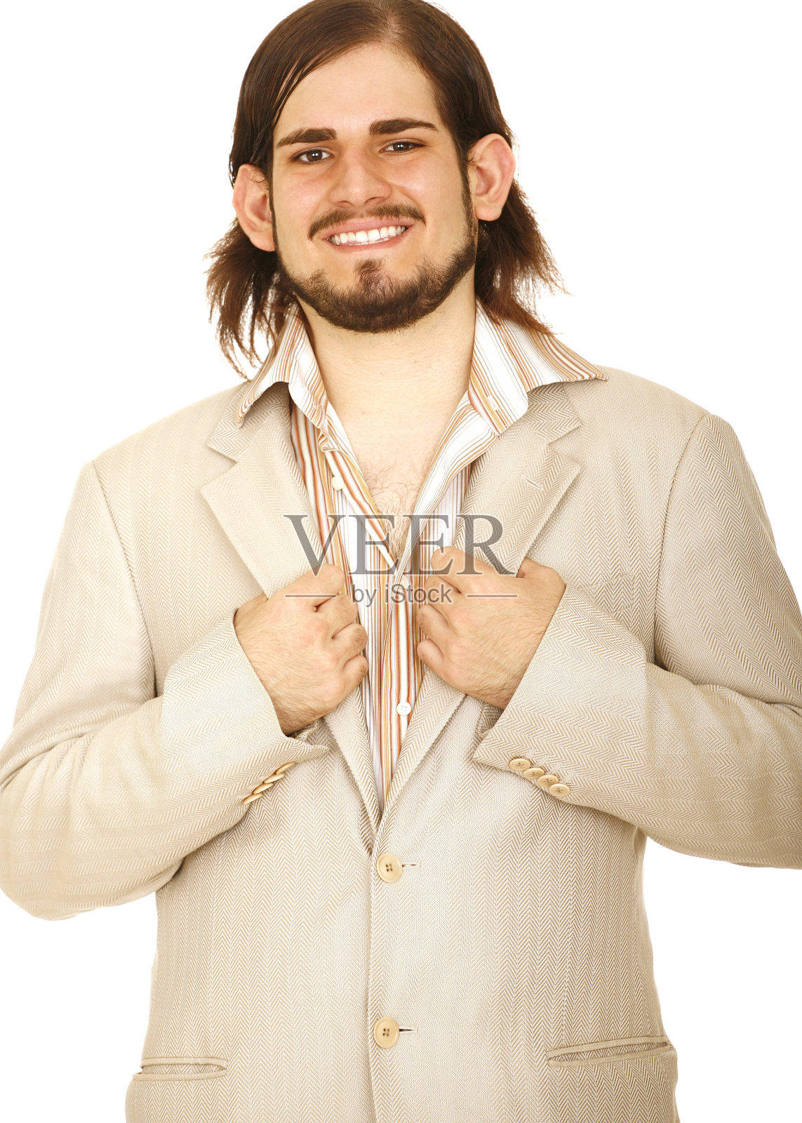 帅气的年轻人在时尚照片摄影图片