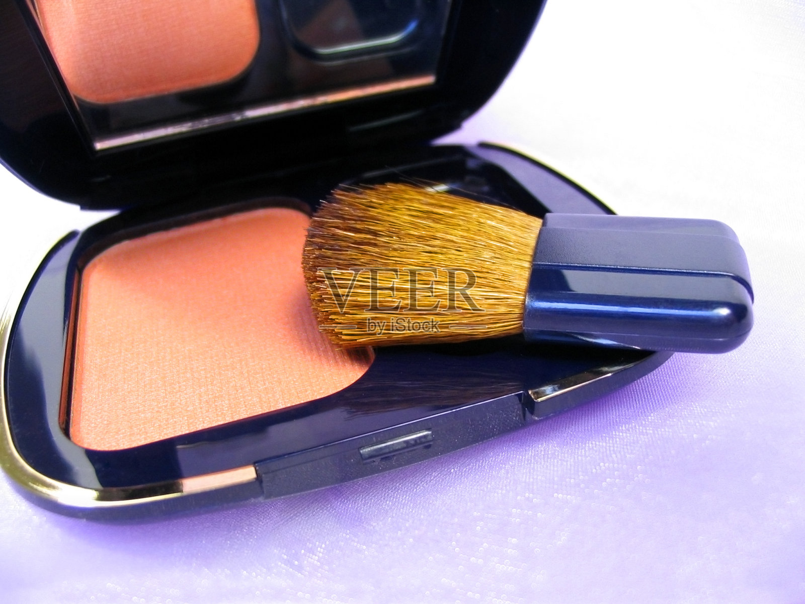 腮红,刷照片摄影图片