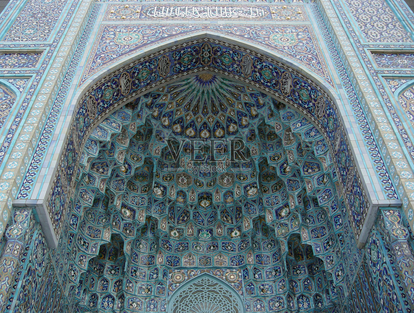 清真寺马赛克照片摄影图片