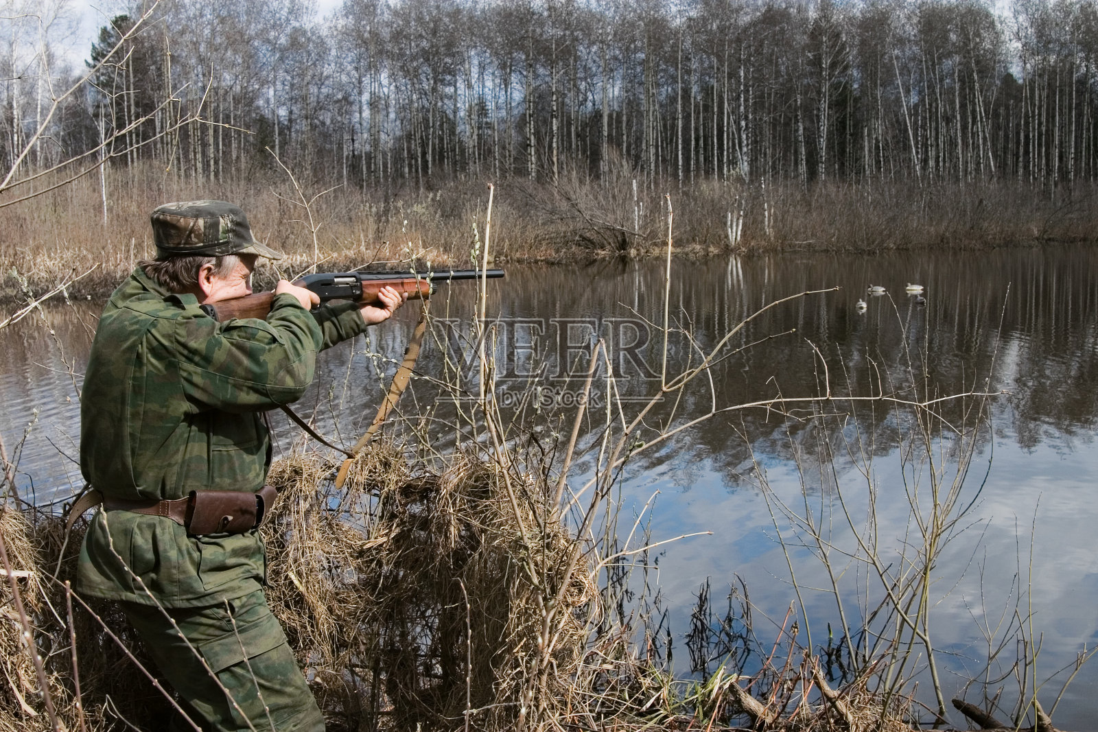 猎人照片摄影图片