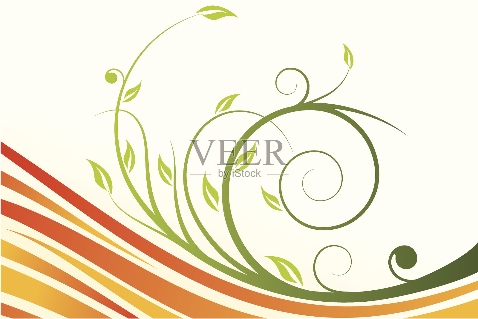 花卉设计向量插画图片素材