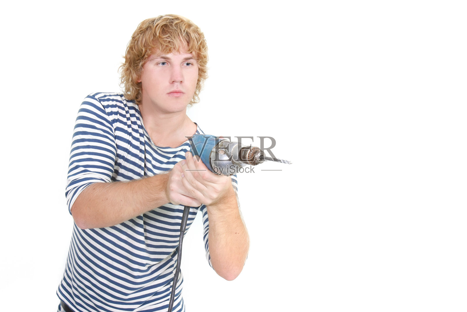 工人钻白色照片摄影图片