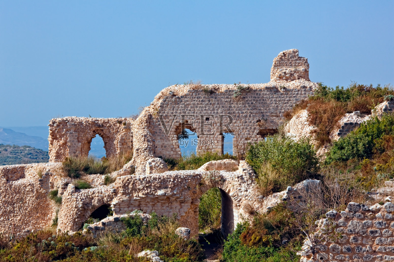 叙利亚萨拉丁城堡照片摄影图片